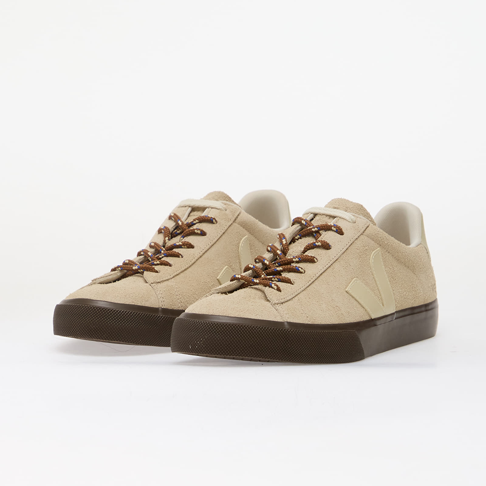 Мъжки кецове и обувки Veja Campo Hairy Suede Almond/ Pierre