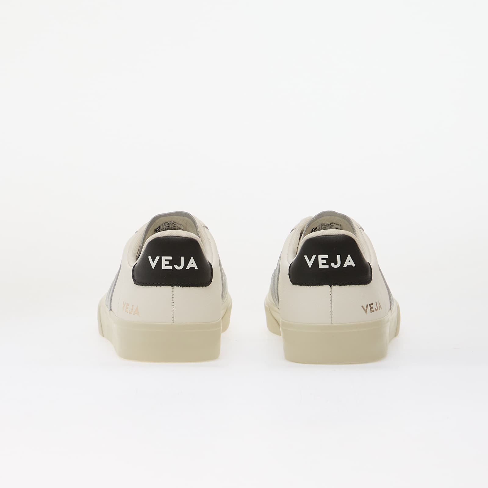 Damesschoenen Veja Campo Leather White/ Silver/ Black