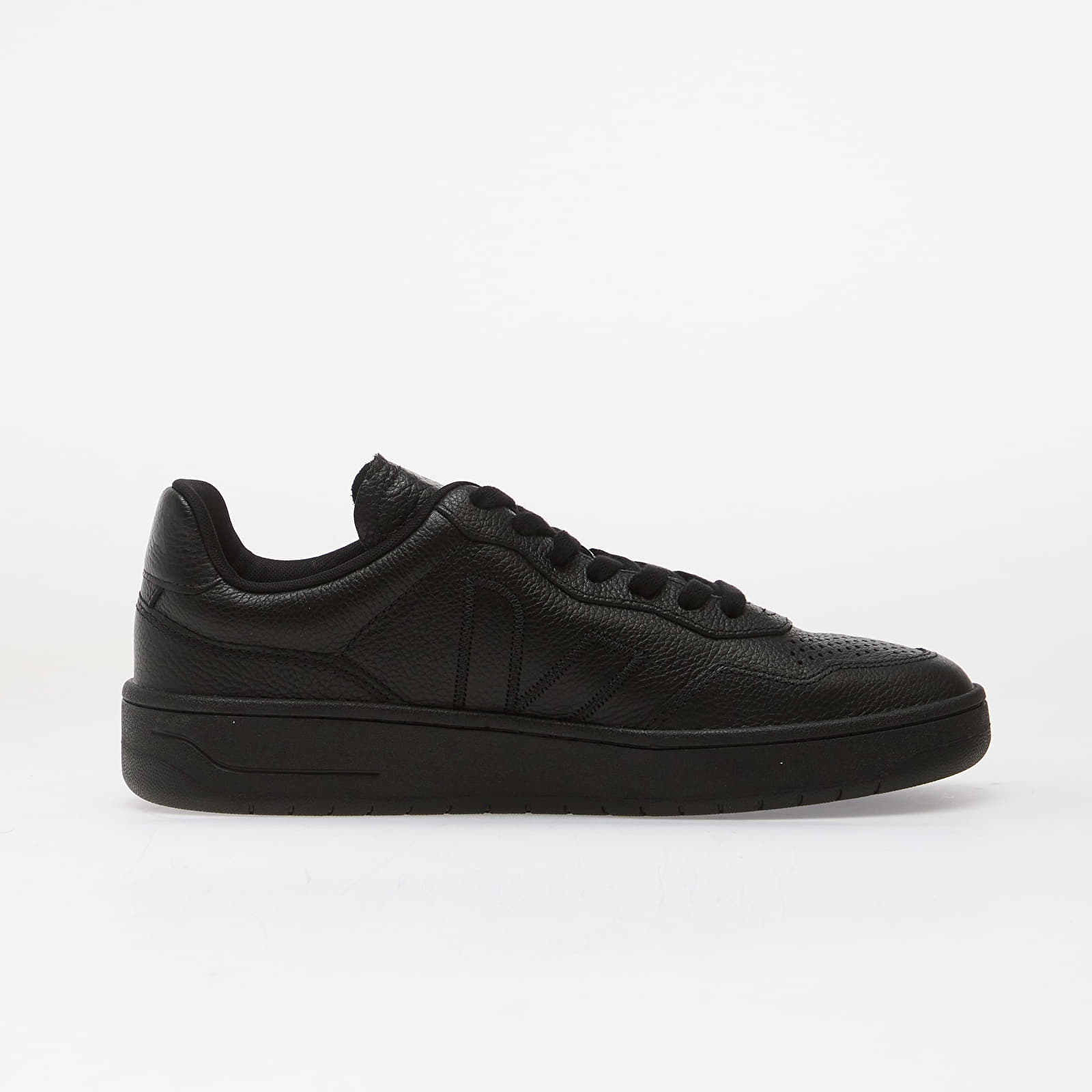 Men's shoes Veja V-90 Zz Grained Oil Leath Full-Black