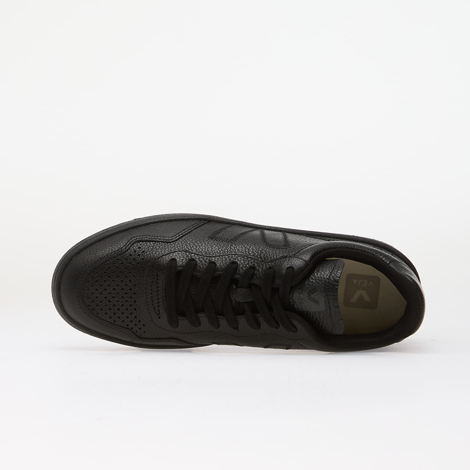 Men's shoes Veja V-90 Zz Grained Oil Leath Full-Black