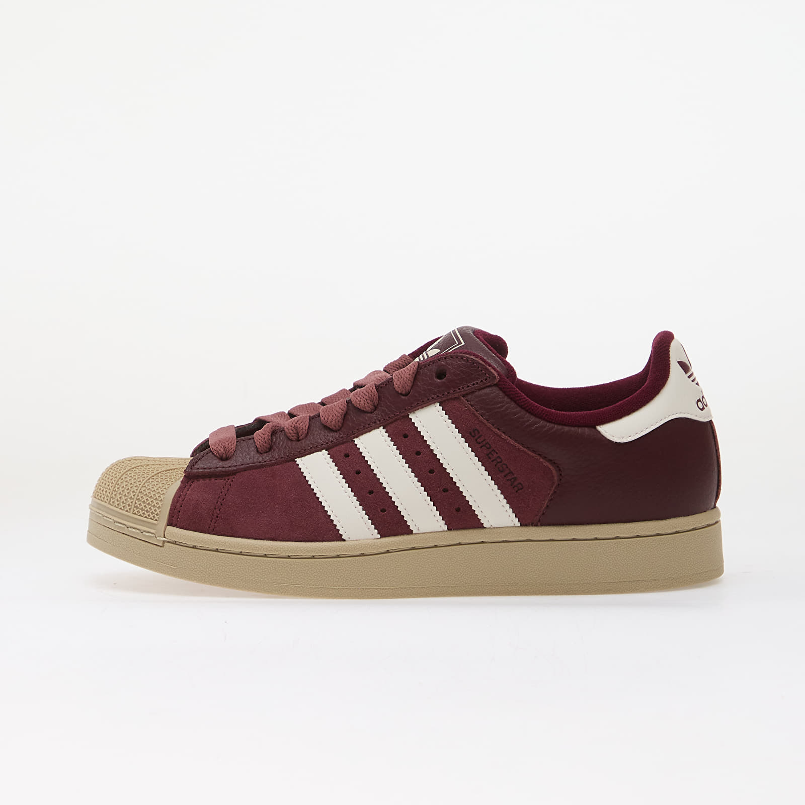 Herenschoenen adidas Superstar Ii Maroon/ Core White/ Khaki Three