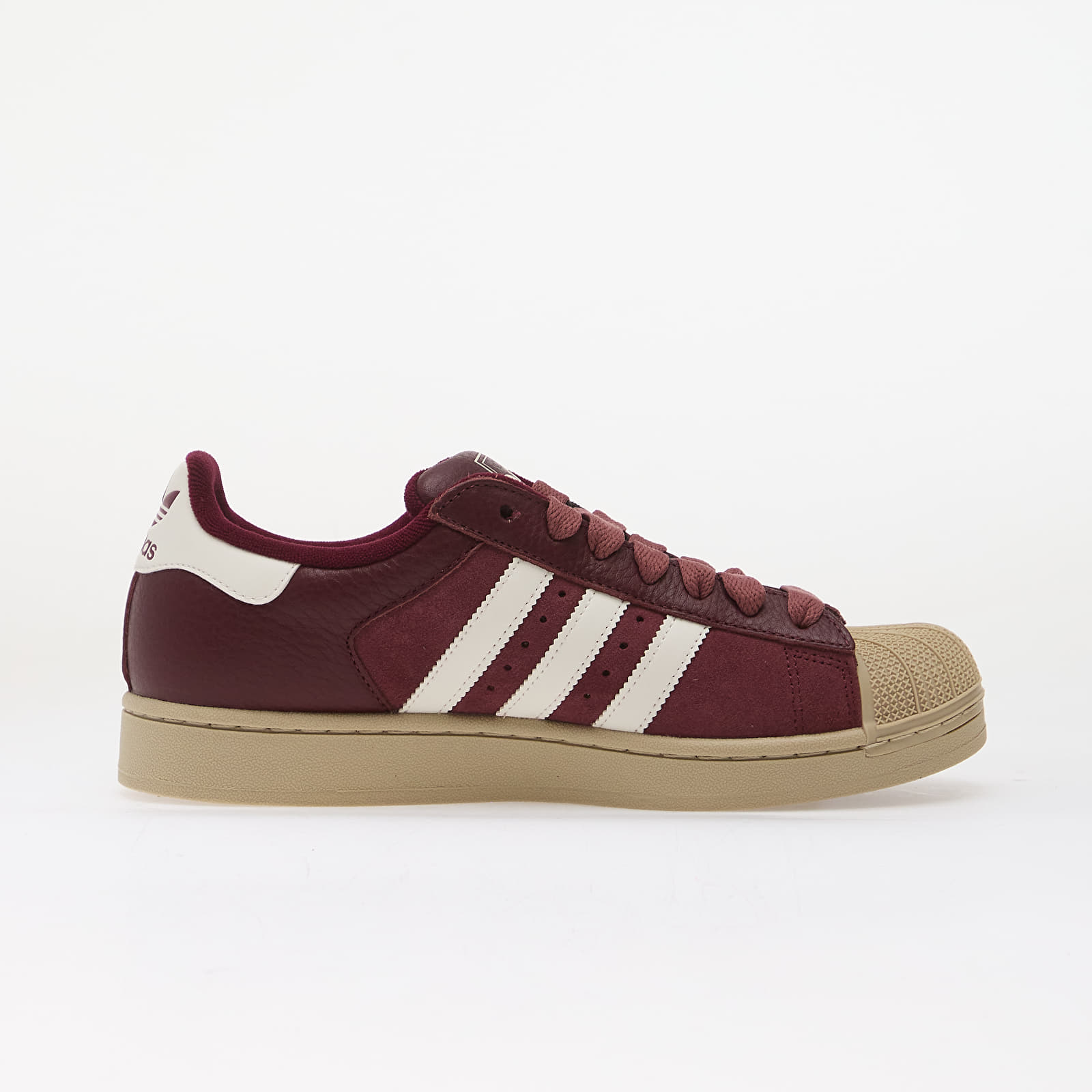 Herenschoenen adidas Superstar Ii Maroon/ Core White/ Khaki Three