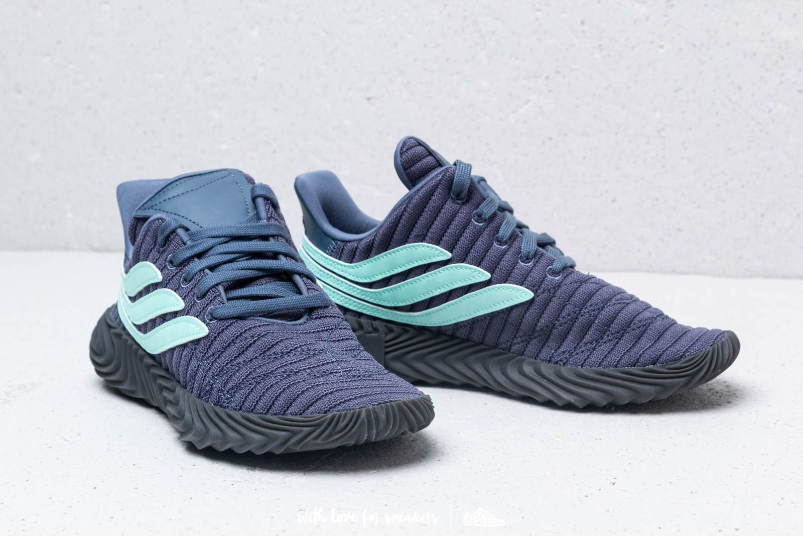 Zapatillas y zapatos para niños adidas Sobakov J Grey Four/ Clear Mint/ Ftw White