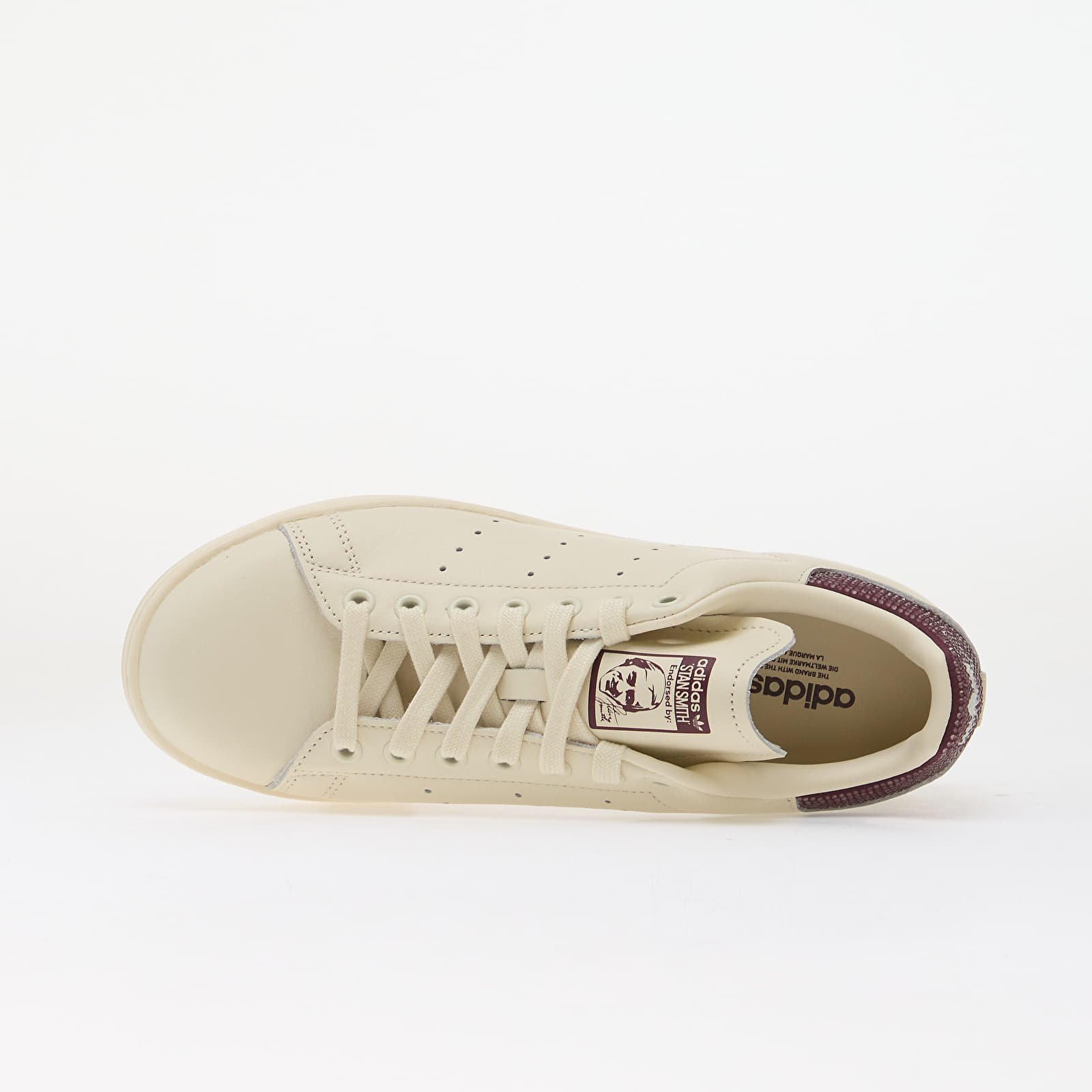 Női cipők adidas Stan Smith Off White/ Maroon/ Gold Met.