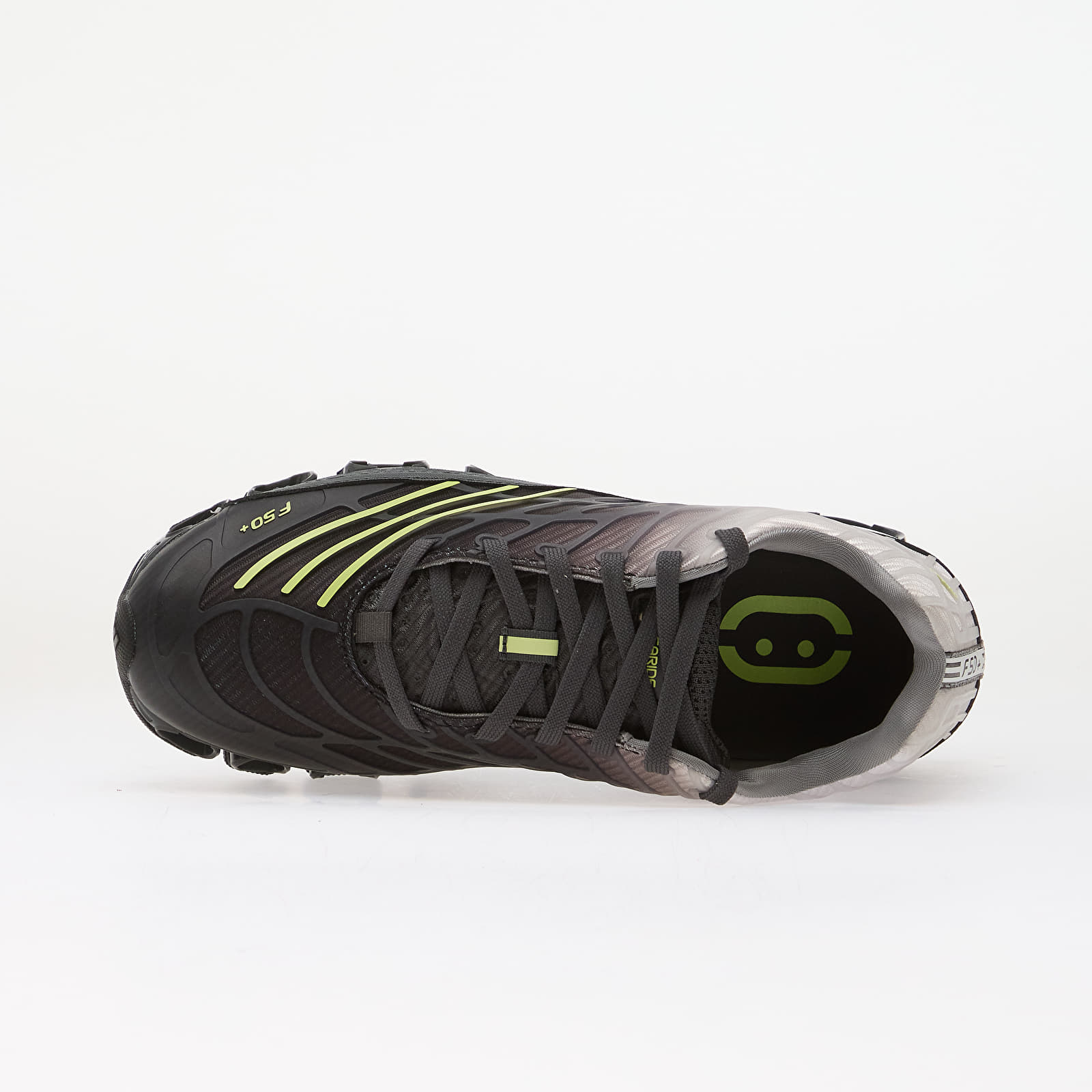 Herenschoenen adidas Megaride F50 Core Black/ Frozen Lemon/ Grey Six