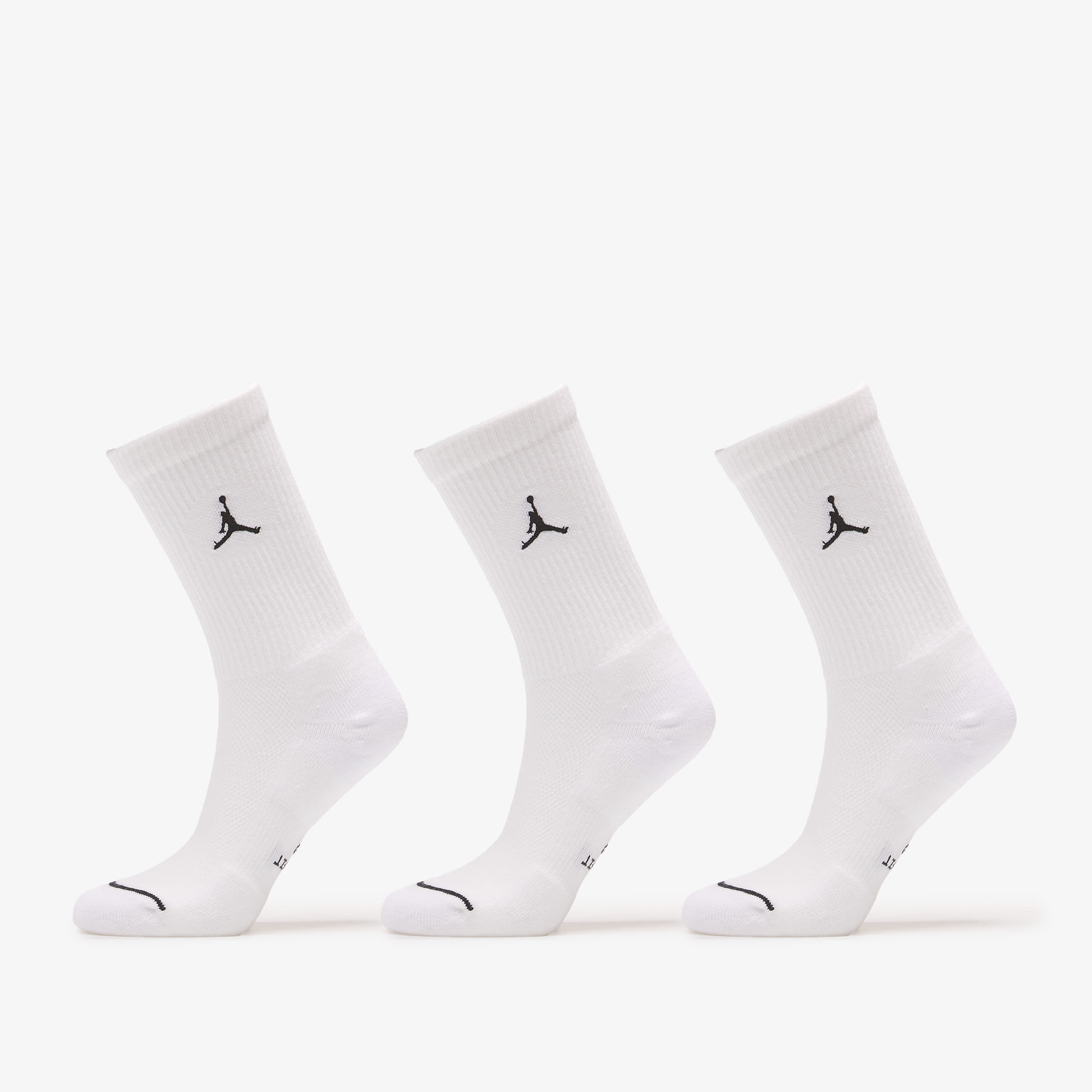 Чорапи Jordan Everyday Crew Socks 3-Pack White/ Black S