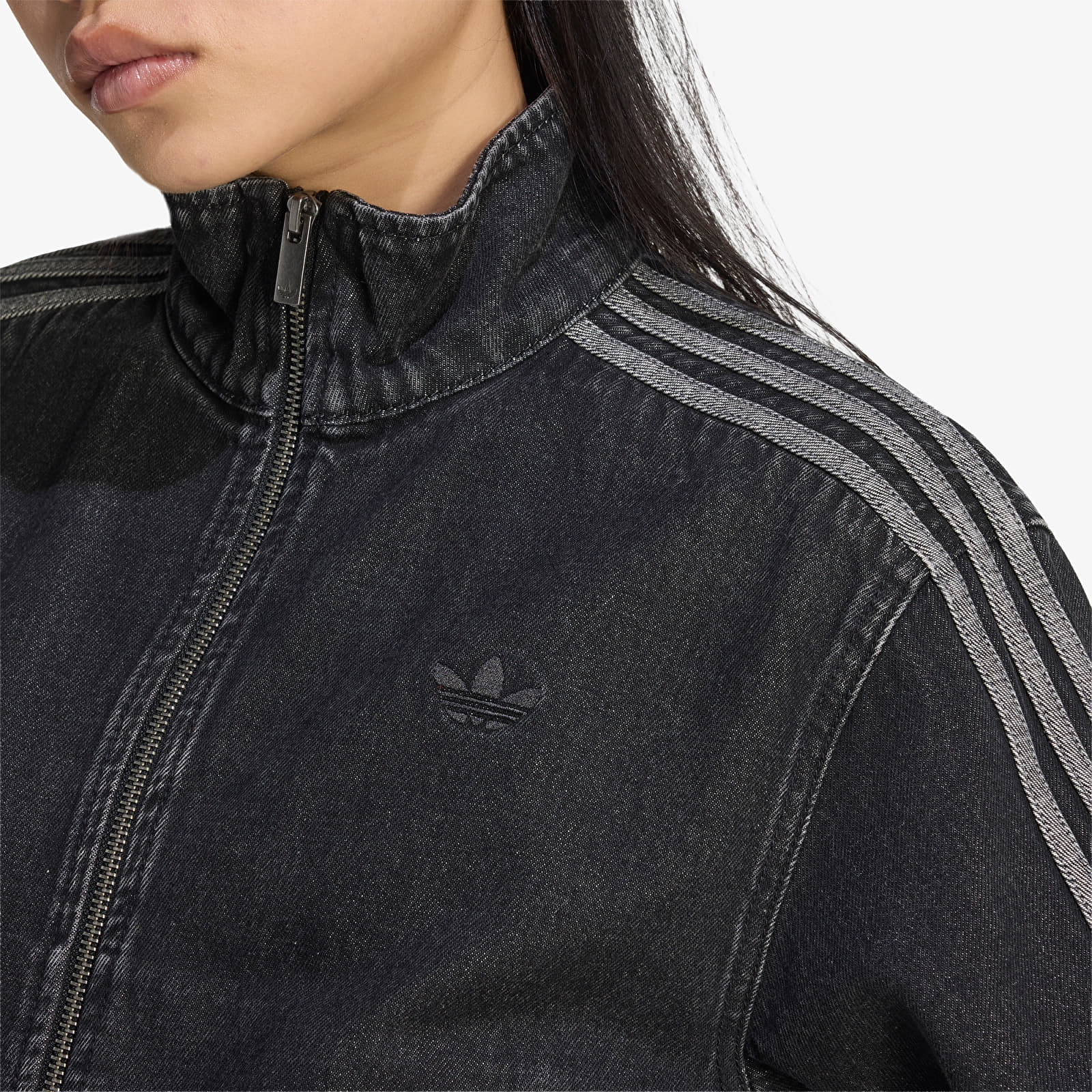 Jackets adidas Firebird Denim Tracktop True Black Denim
