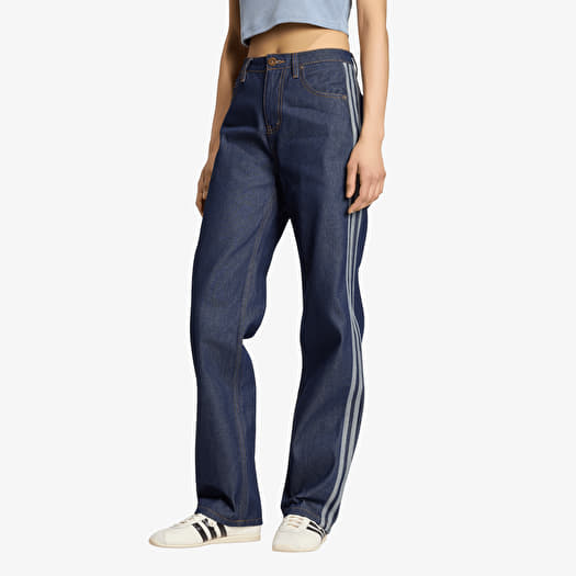 adidas Firebird Mid Rise Straight Denim Pant Indigo Denim