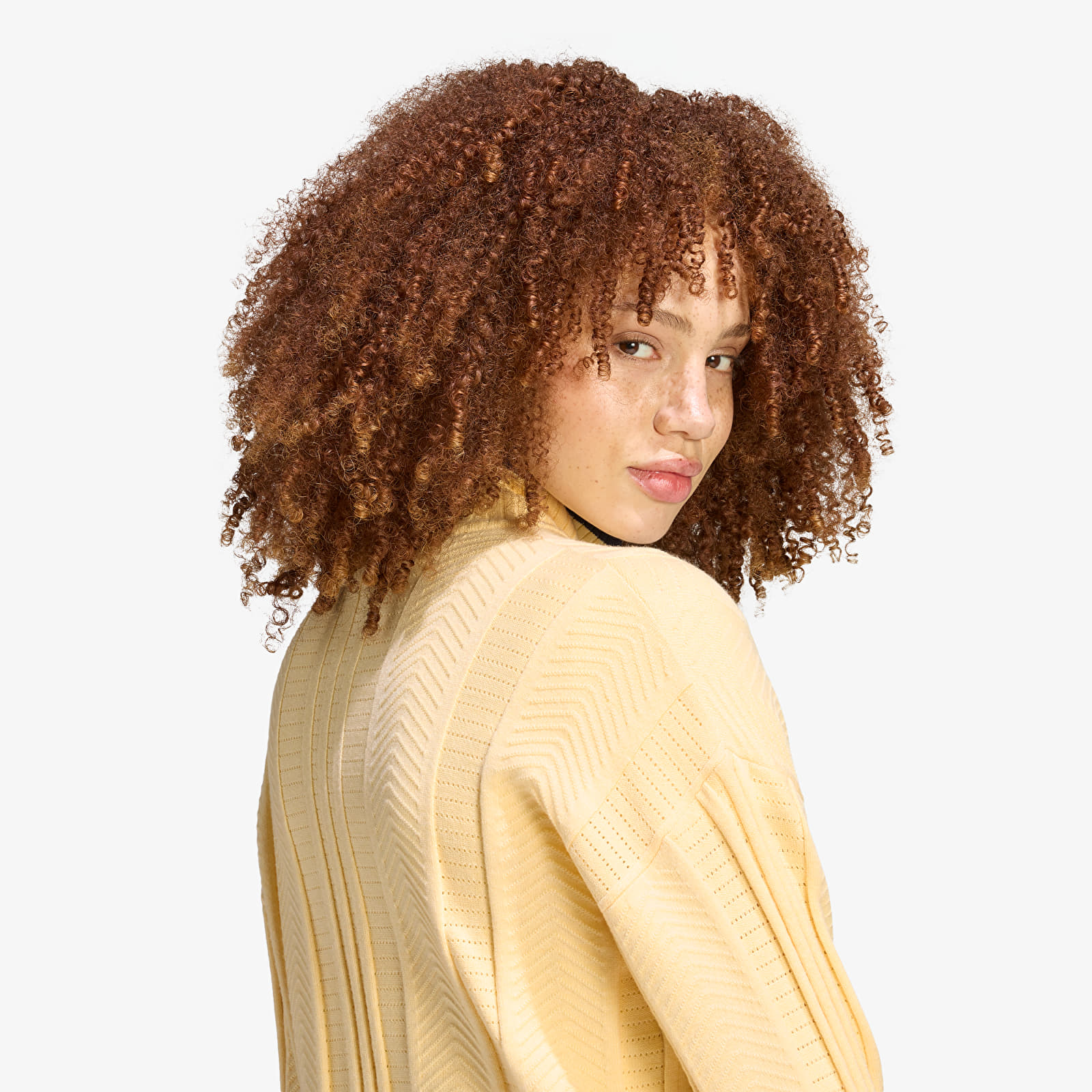 Cardigans adidas Cable Knit Firebird Track Top Warm Vanilla