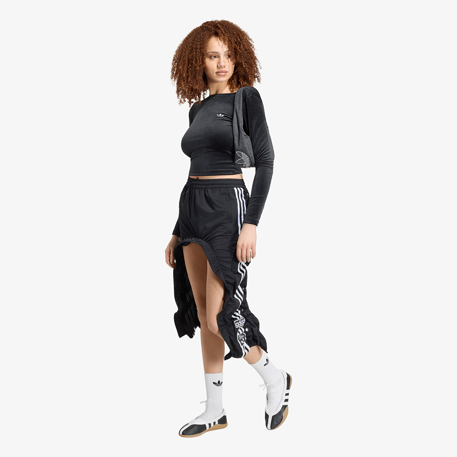 Spódnice adidas Adibreak Ruched Skirt Black