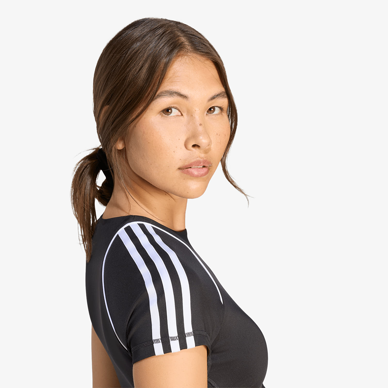 Podprsenky adidas Originals Sport Superstar Bra Tee Black