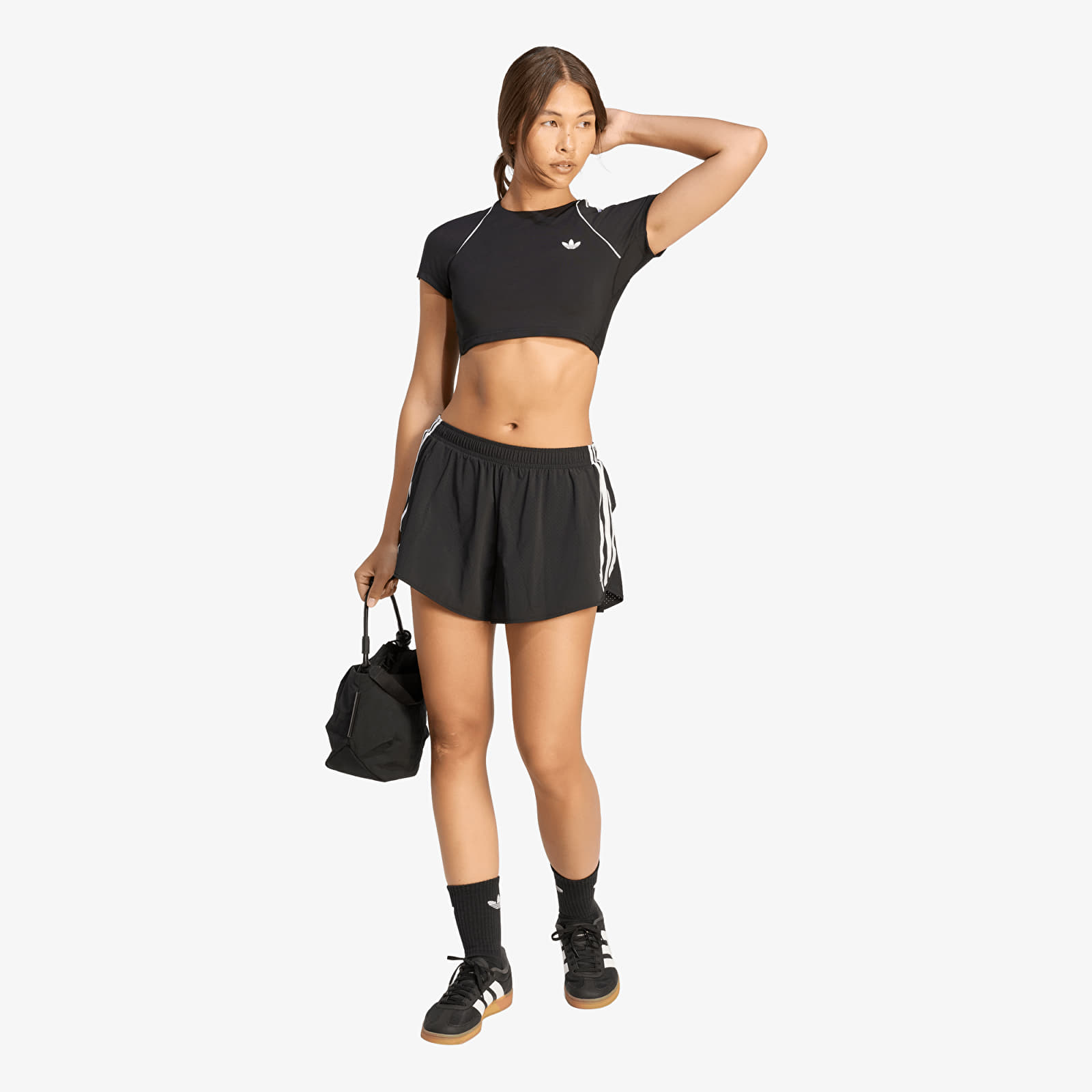 Podprsenky adidas Originals Sport Superstar Bra Tee Black