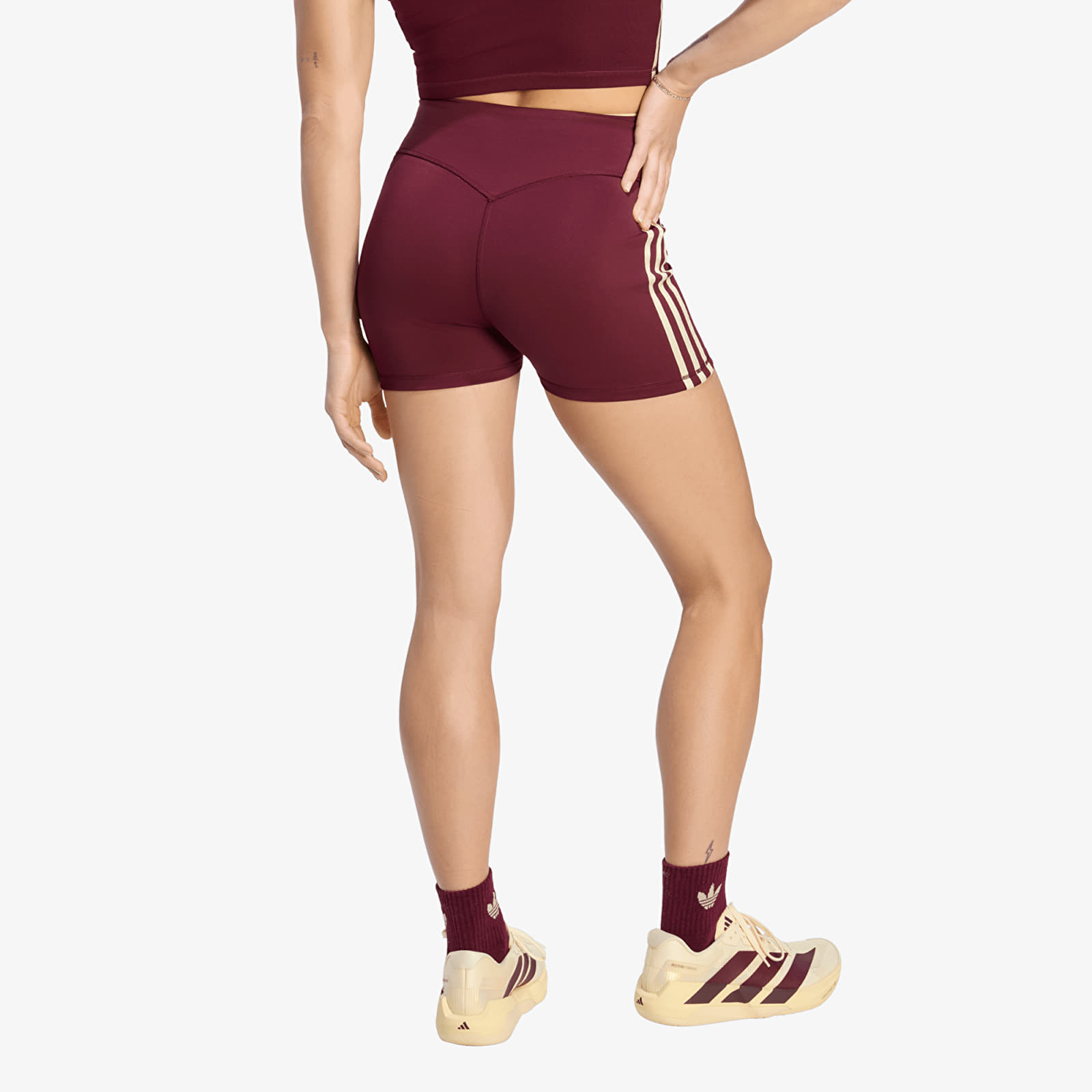 Shorts adidas Originals Sport Superstar Short Leggings Maroon