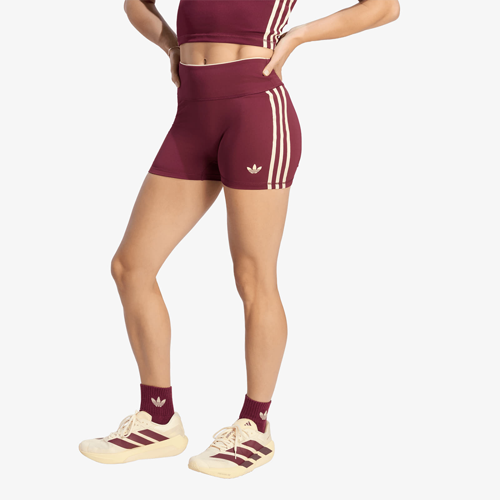 Shorts adidas Originals Sport Superstar Short Leggings Maroon