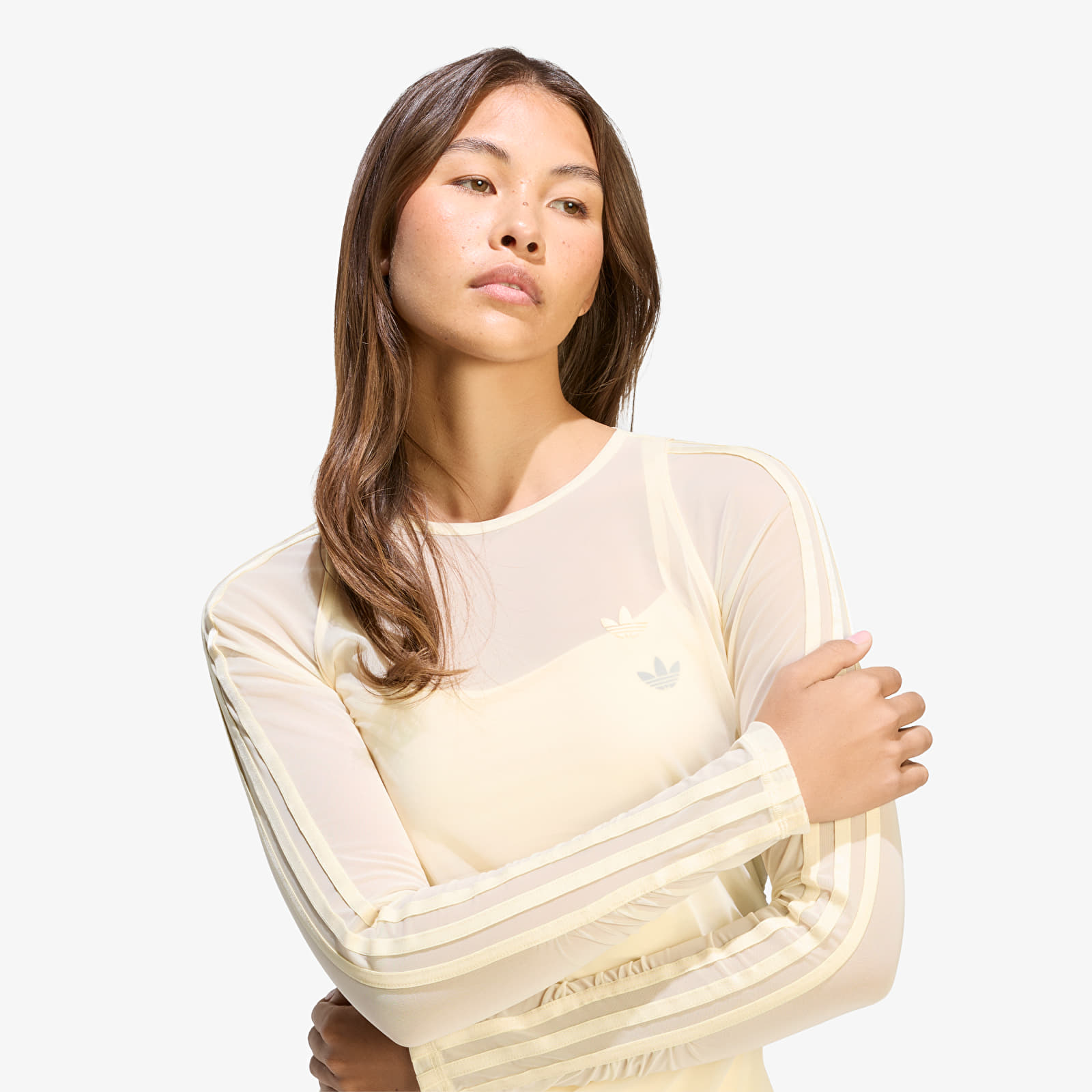 Trička adidas Originals Sport Longsleeve Shirt Warm Vanilla
