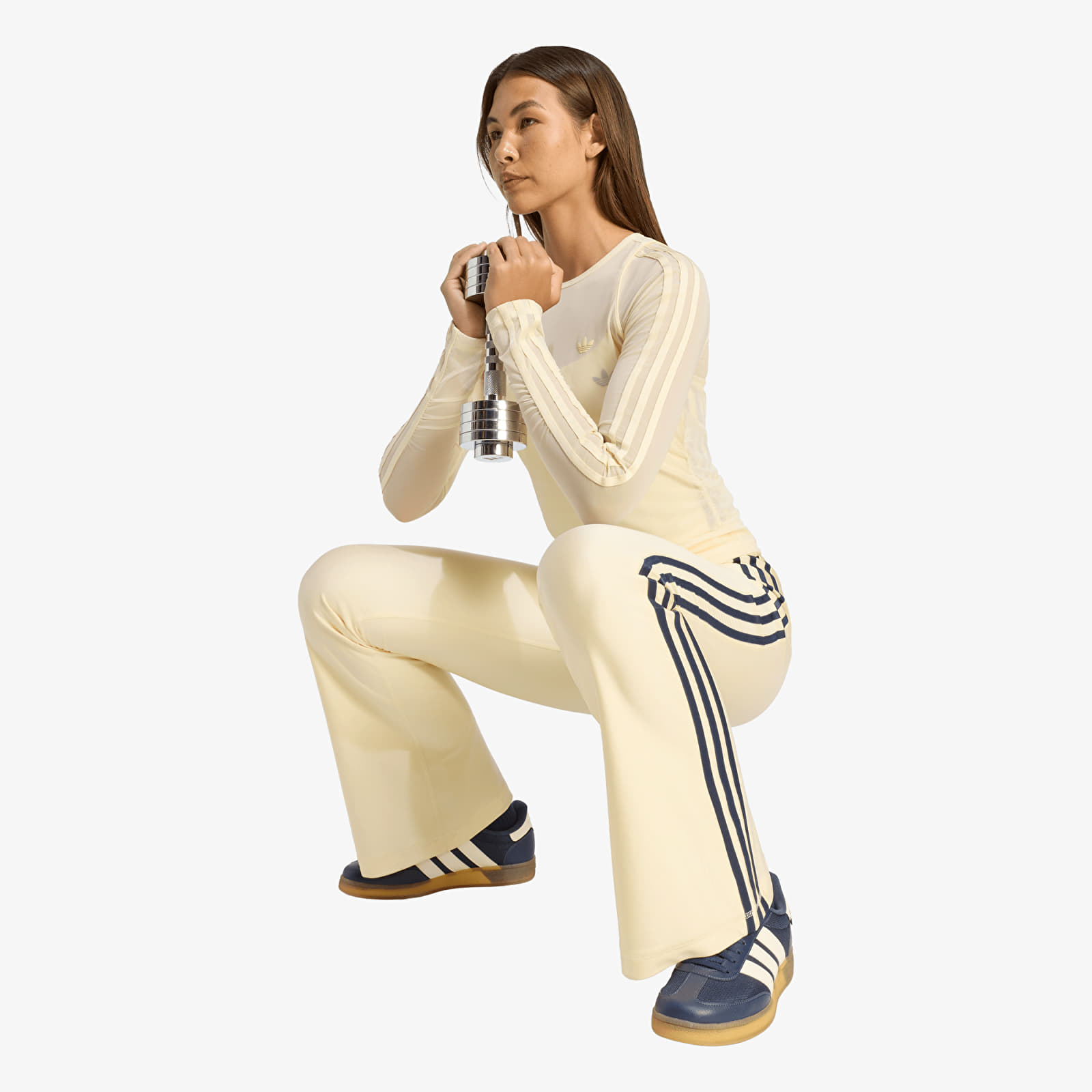 Trička adidas Originals Sport Longsleeve Shirt Warm Vanilla
