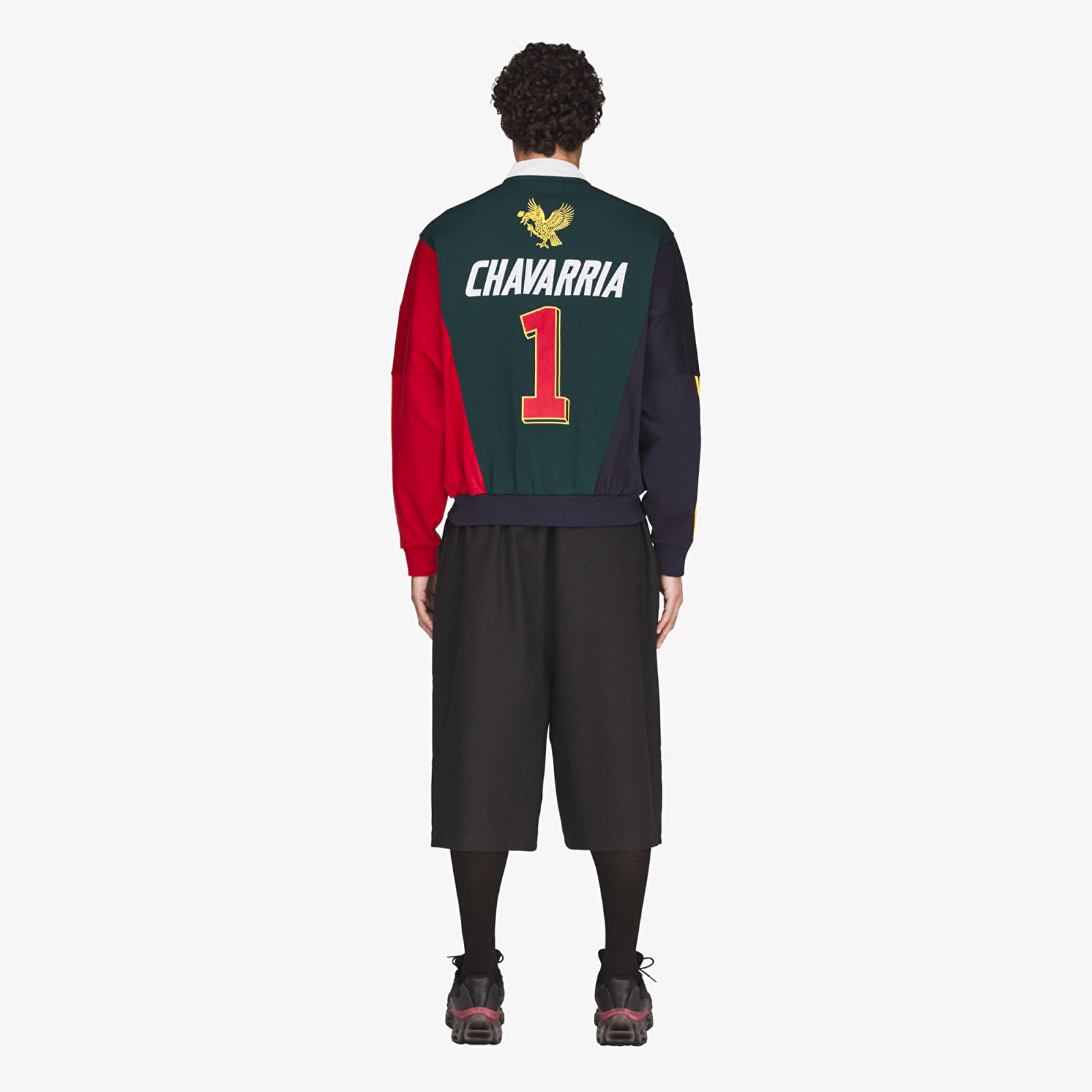 Sweatshirts adidas x Willy Chavarria Chavarria Watsonville Quarter Zip Aurora Ivy/ Legend Ink/ Better Scarlet
