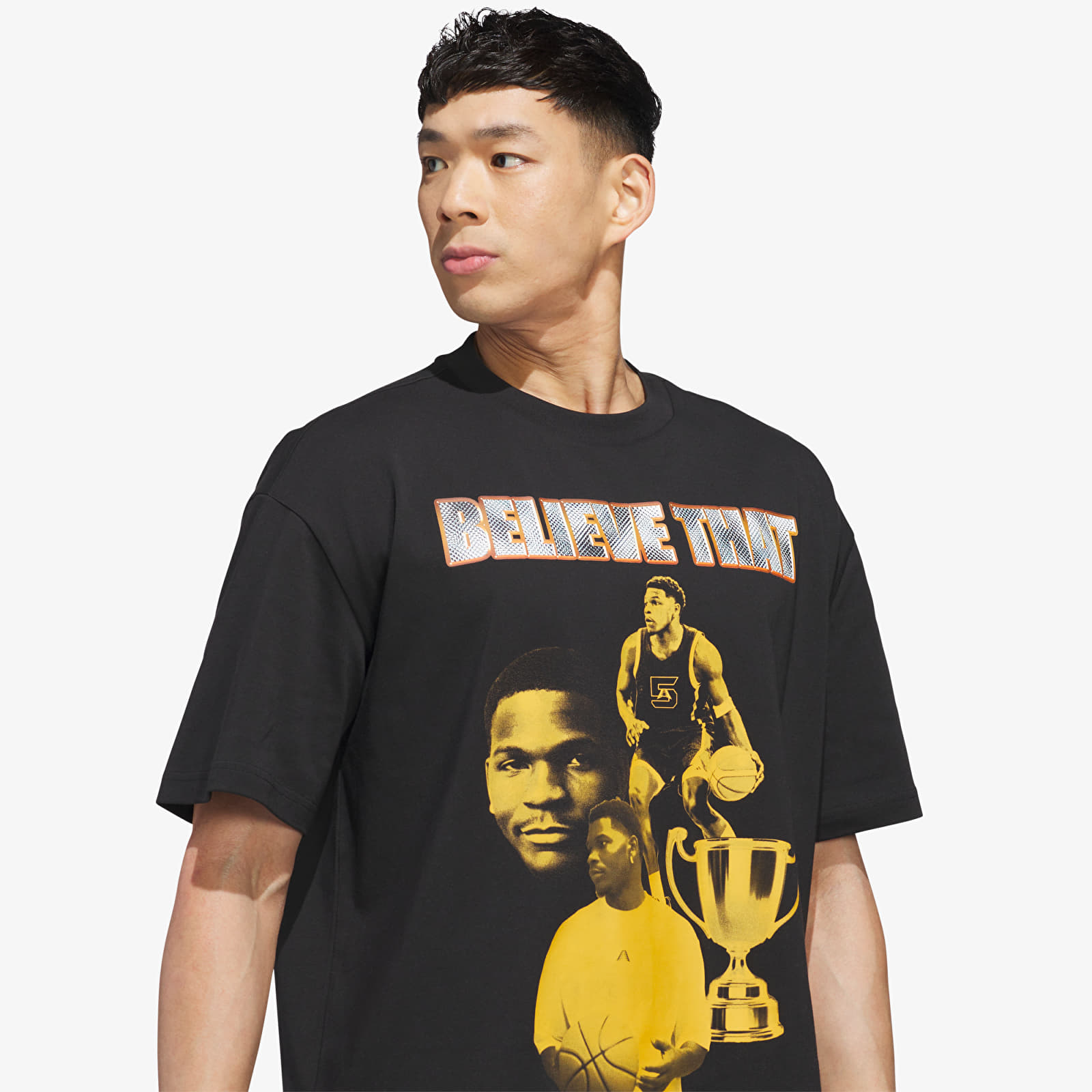 T-shirts adidas Anthony Edwards Bling Tee Black