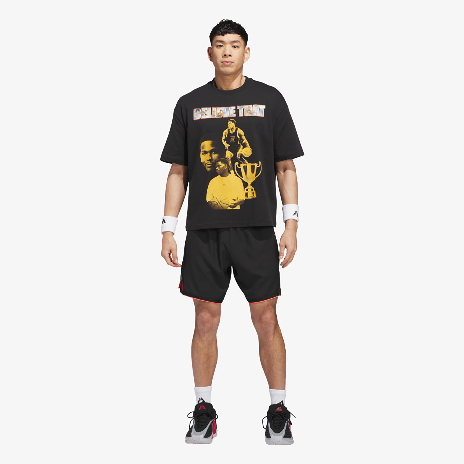 T-shirts adidas Anthony Edwards Bling Tee Black