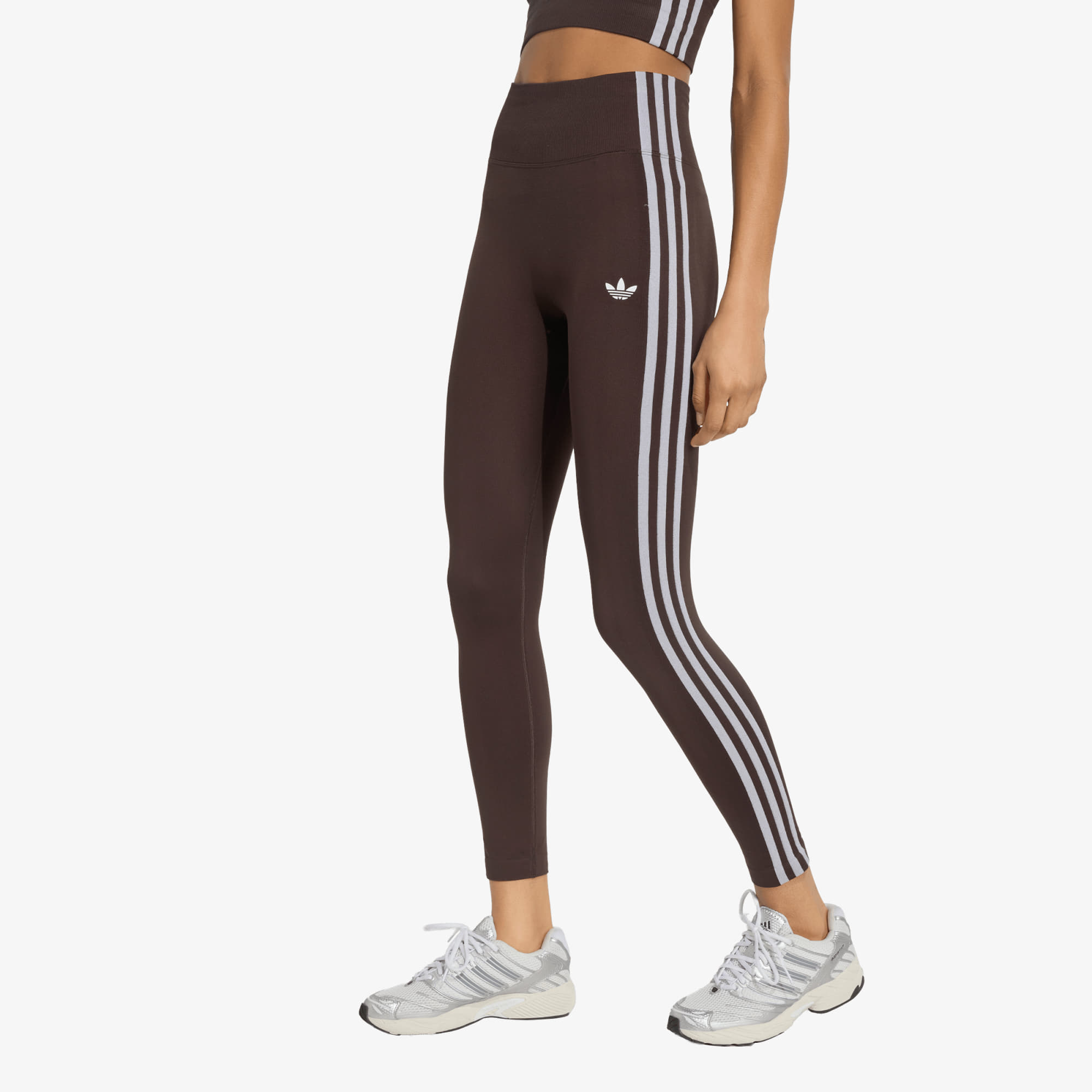 Pants adidas Essentials 3-Stripes Seamless Tights Aurora Coffee XL