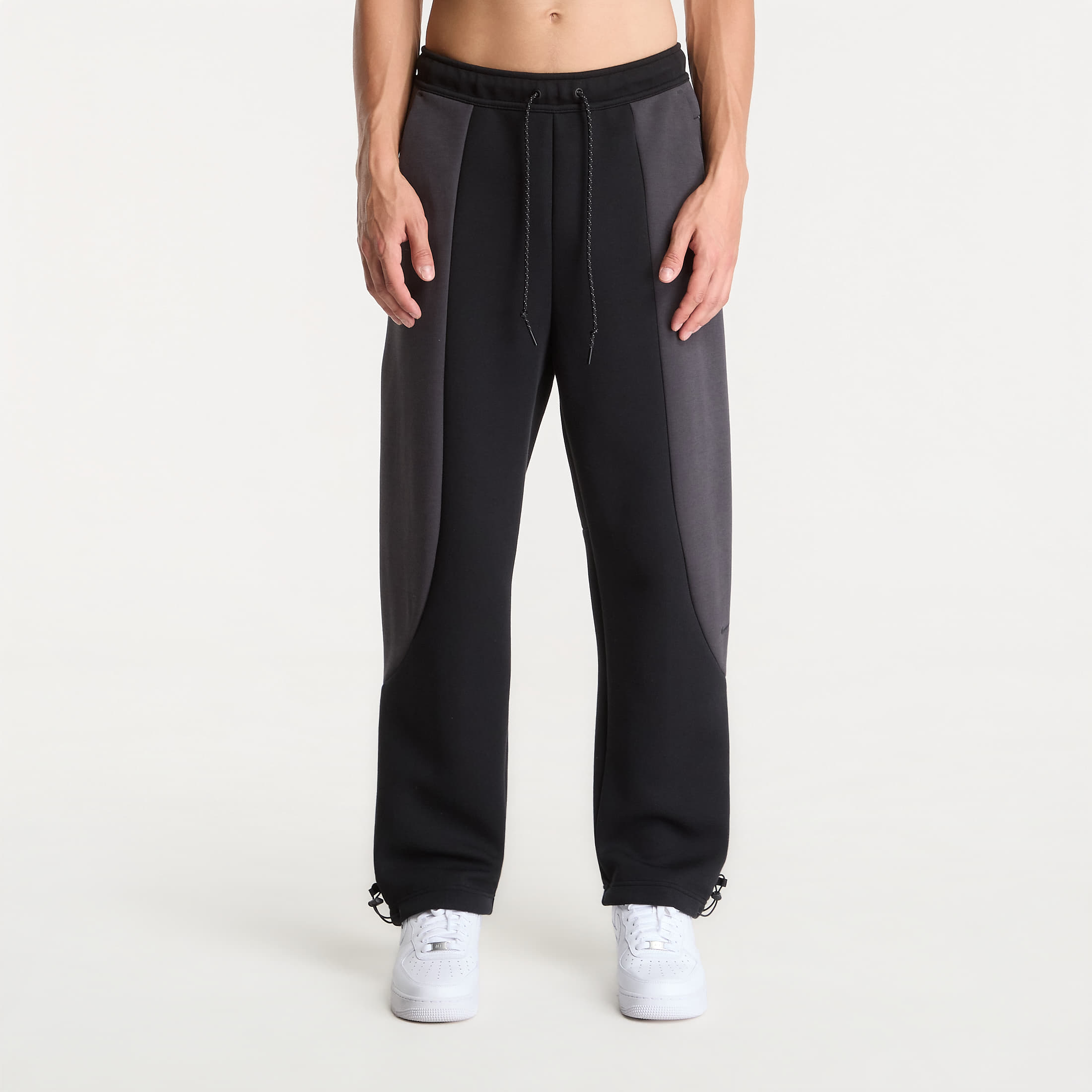 Sweatshirt Nike Tech Men's Color-Block Open-Hem Fleece Pants Black/ Anthracite/ Black XL