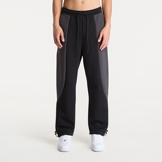 Φόρμα Nike Tech Men's Color-Block Open-Hem Fleece Pants Black/ Anthracite/ Black