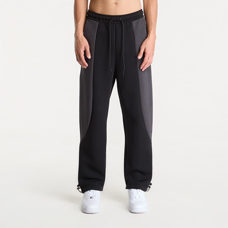Nike Tech Men's Color-Block Open-Hem Fleece Pants Black/ Anthracite/ Black