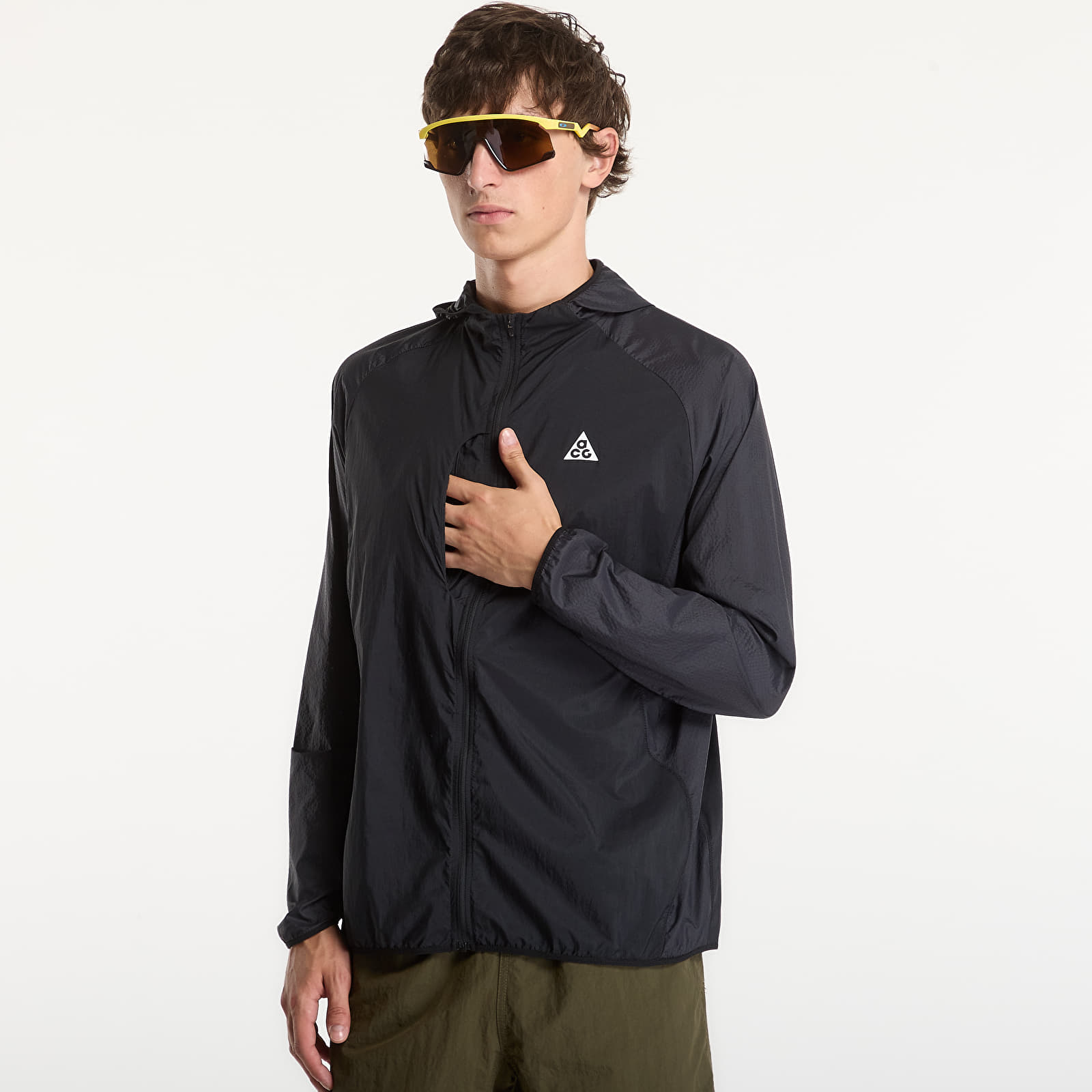 Coach Jackets Nike ACG "Aireez" Men's UV Protection Jacket Black/ Black/ Summit White
