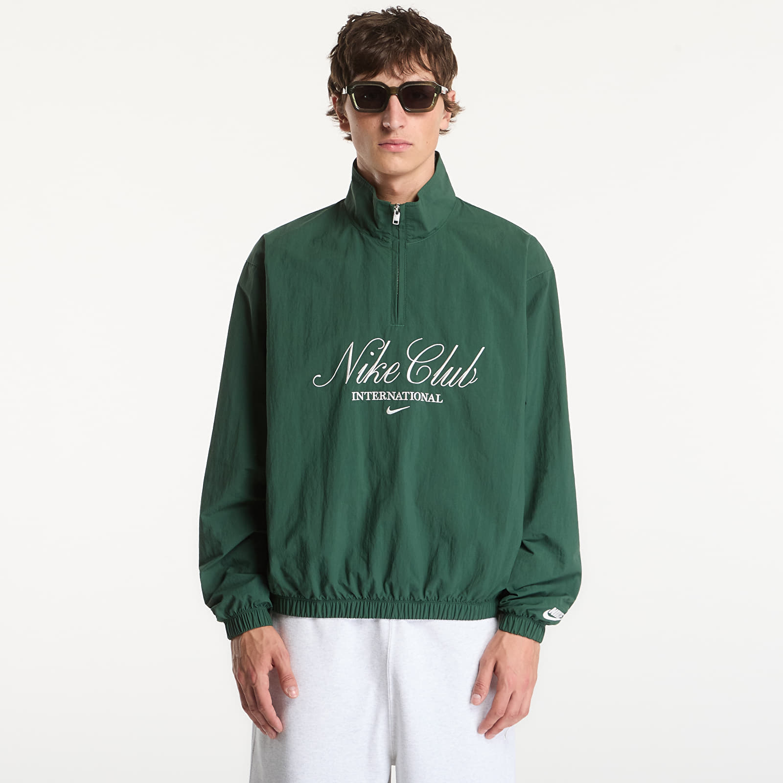 Vestes  Nike Sportswear Club Men's 1/2 Zip Jacket Fir/ Phantom/ Phantom