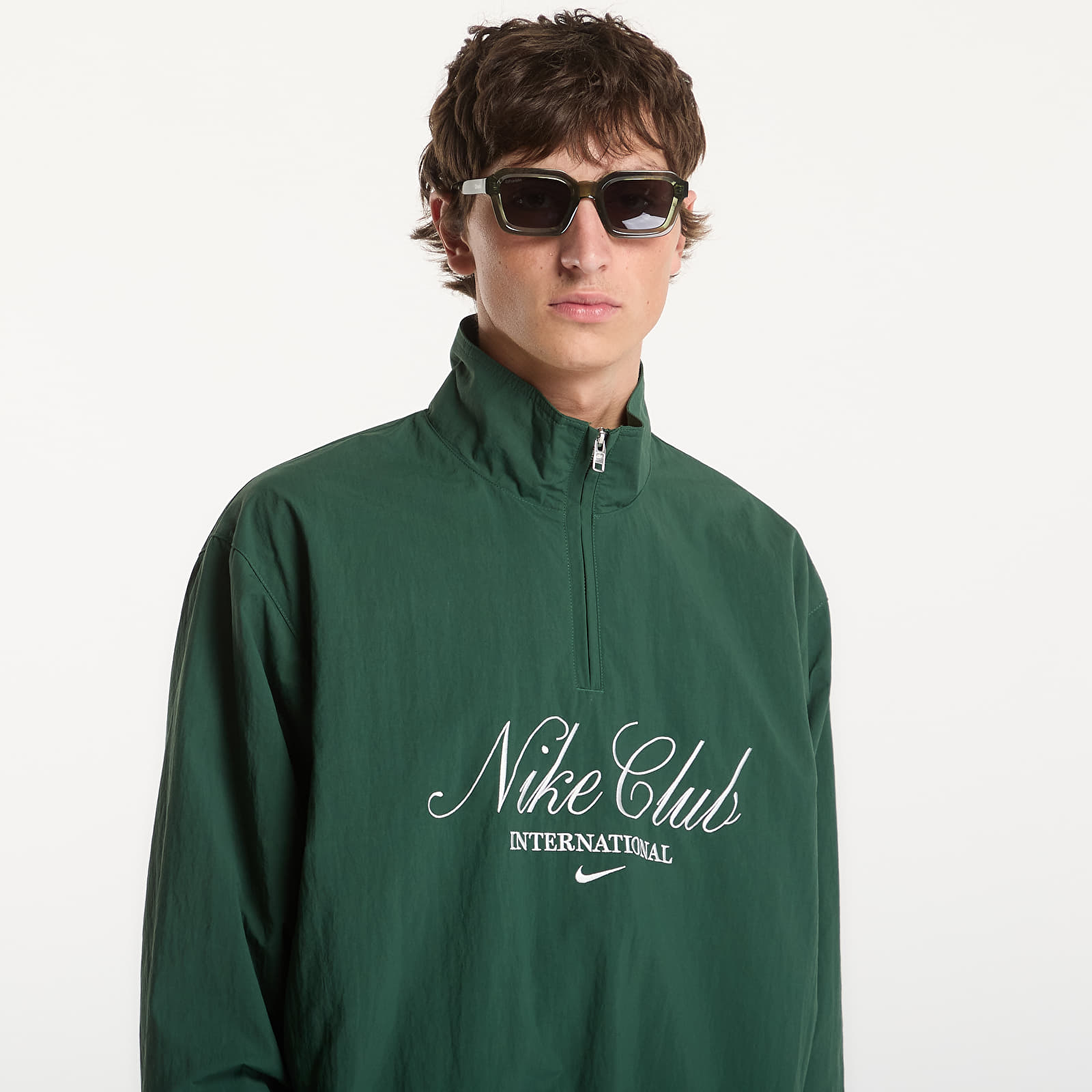Vestes  Nike Sportswear Club Men's 1/2 Zip Jacket Fir/ Phantom/ Phantom
