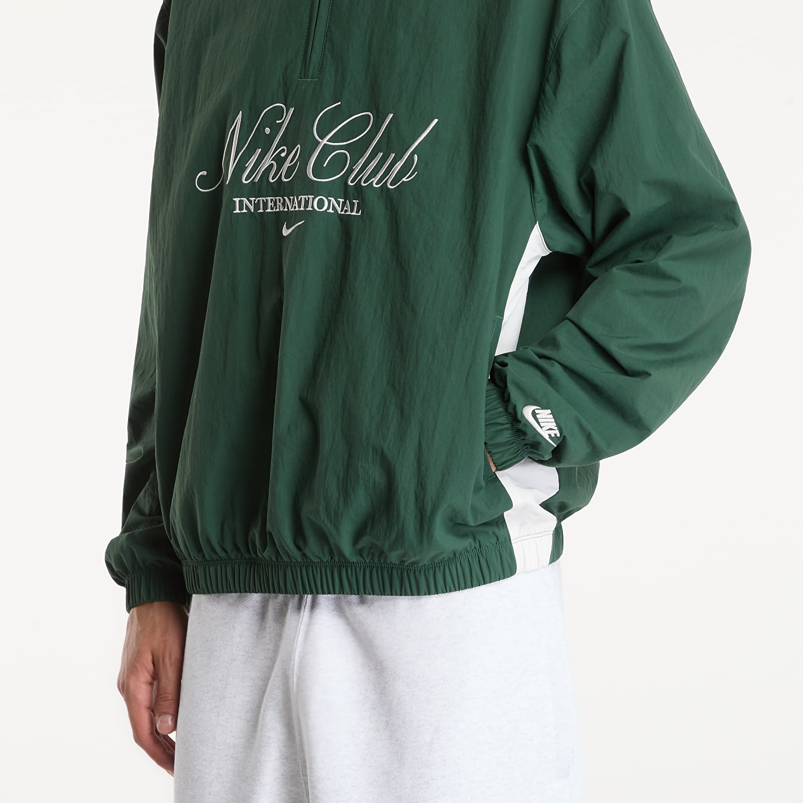 Vestes  Nike Sportswear Club Men's 1/2 Zip Jacket Fir/ Phantom/ Phantom