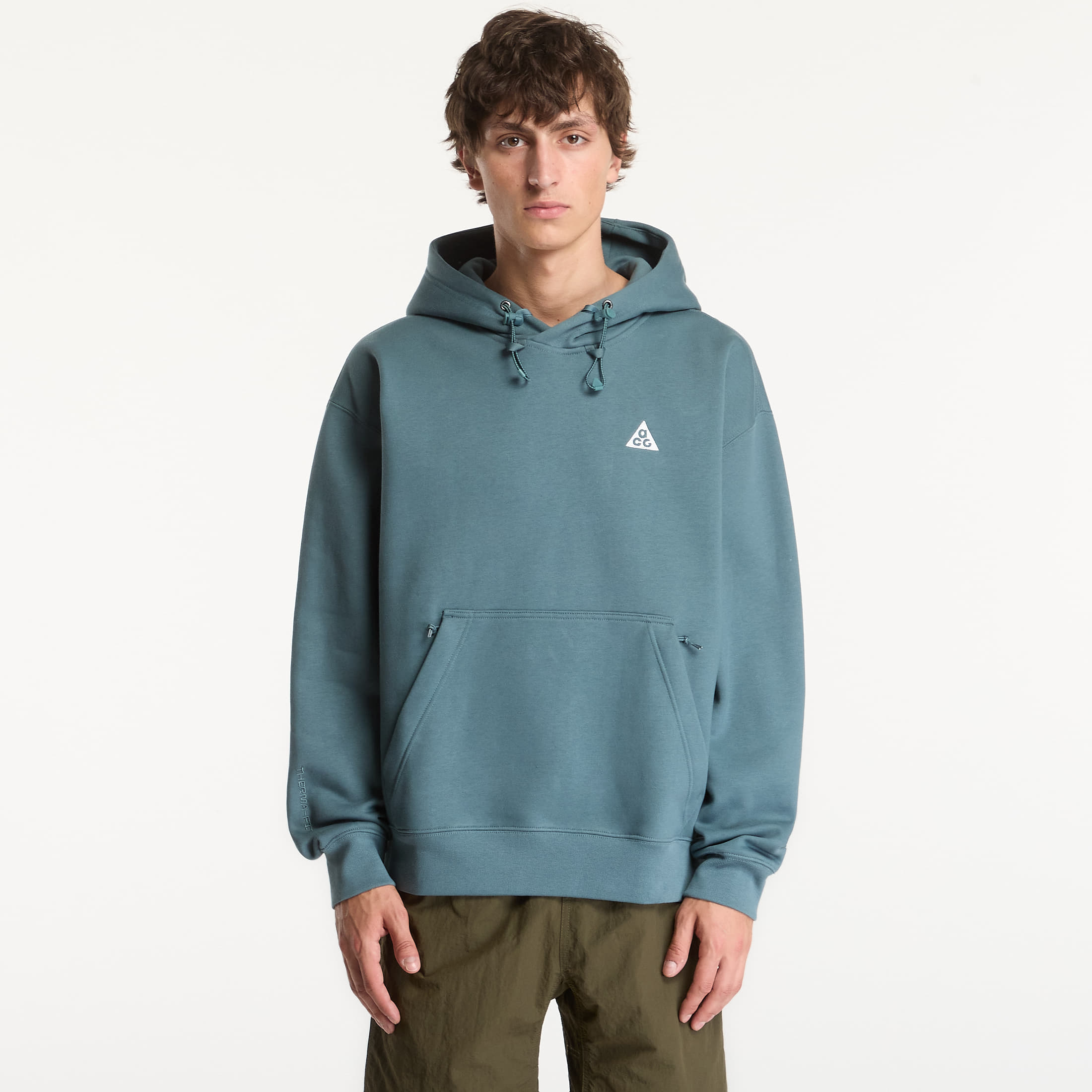 Sweatshirt Nike ACG Tuff Fleece Pullover Hoodie Mineral Slate/ Summit White XXL
