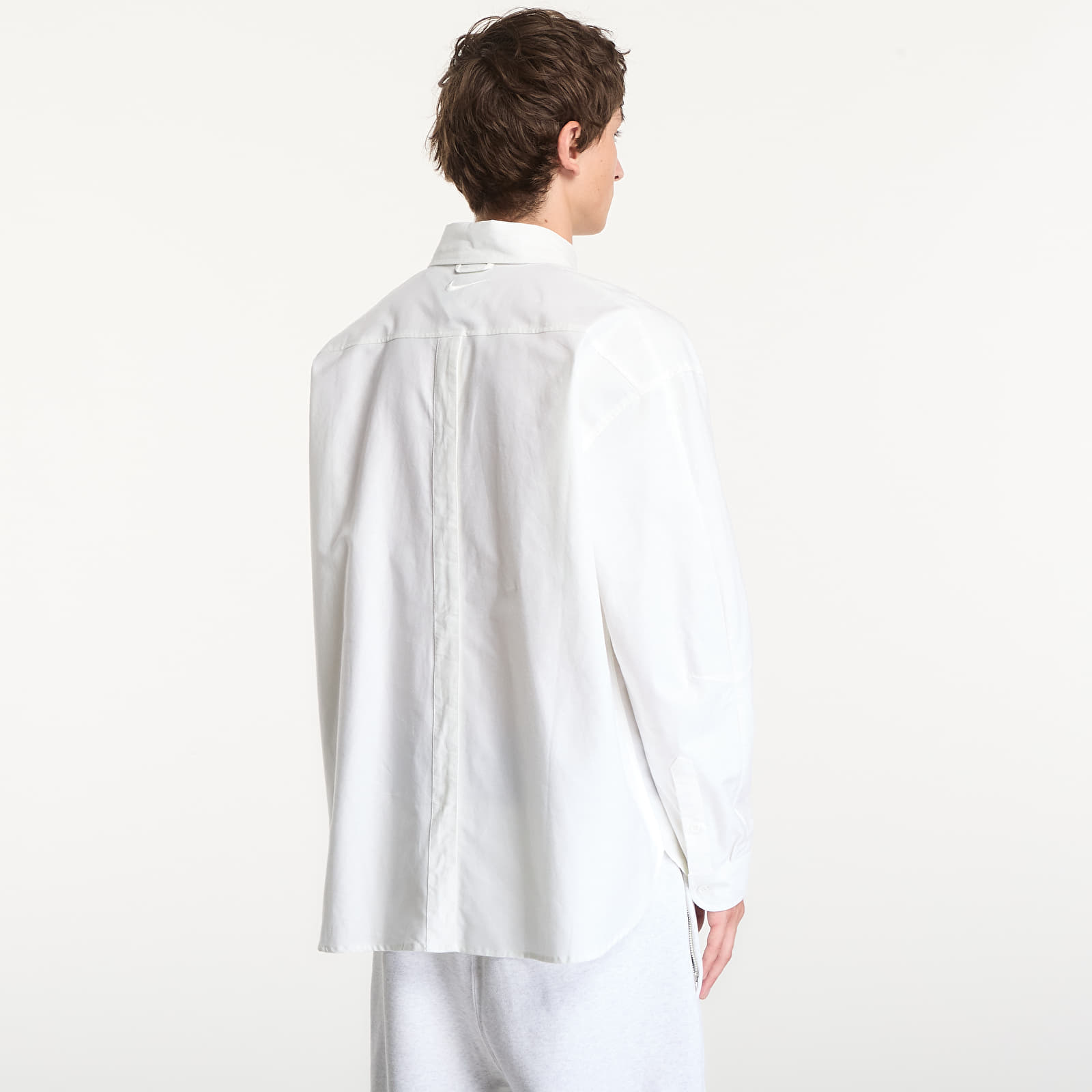 Shirts Nike Club Rules Men's Long-Sleeve Oxford Top Summit White/ Summit White