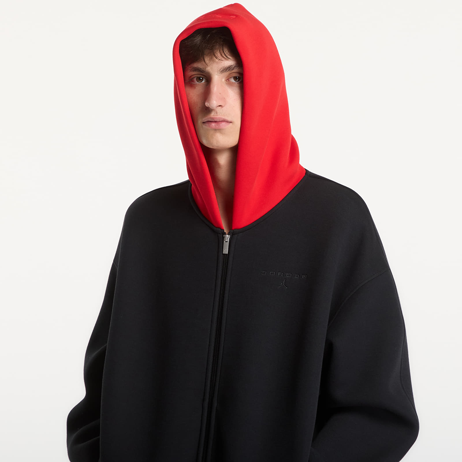 Sweatjacken und Sweatshirts Jordan Flight Men's Pullover Hoodie Black/ University Red