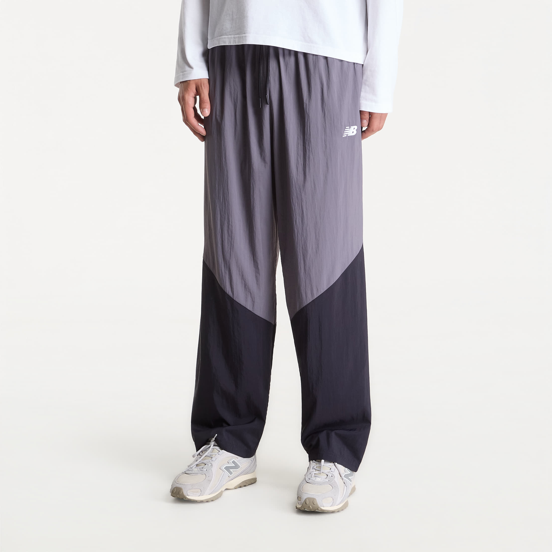 Kalhoty New Balance Sport Legacy Pant Neptune Grey/ Dark Night XL