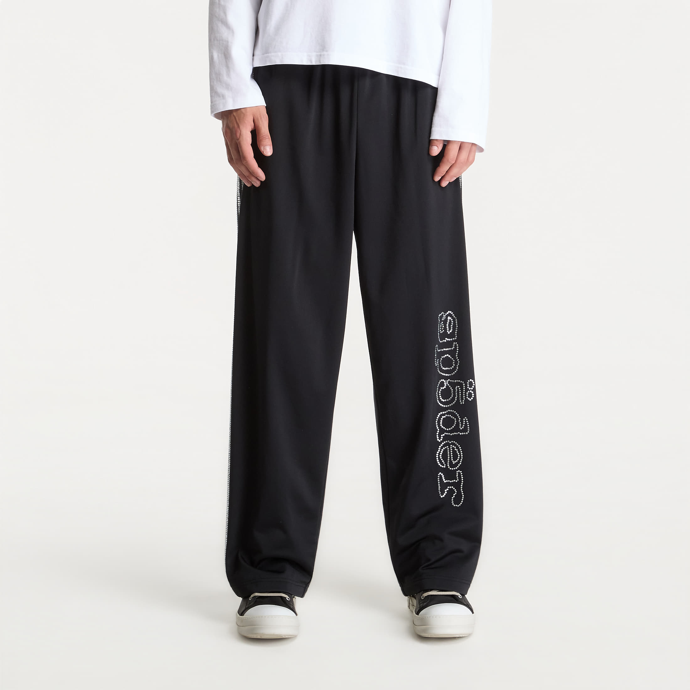 Потници adidas x SP5DER Rhinestone Trackpant Black M