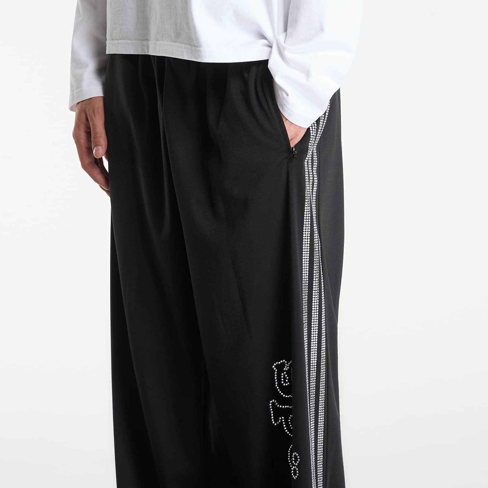 Joggingbukser adidas x SP5DER Rhinestone Trackpant Black