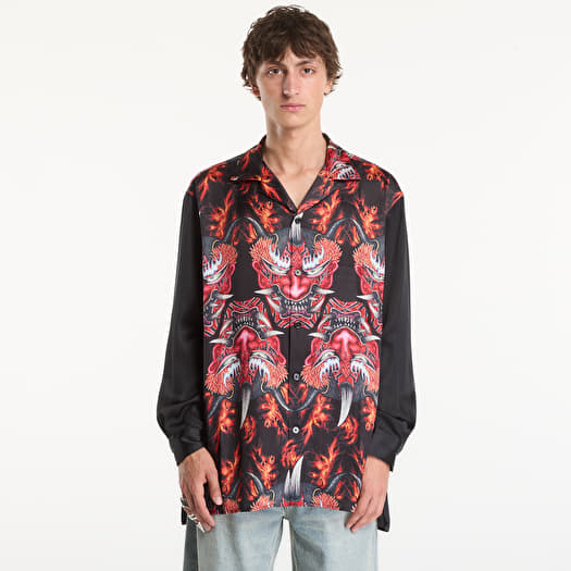Рубашка Y-3 Red Satin Graphic Shirt UNISEX Multicolor