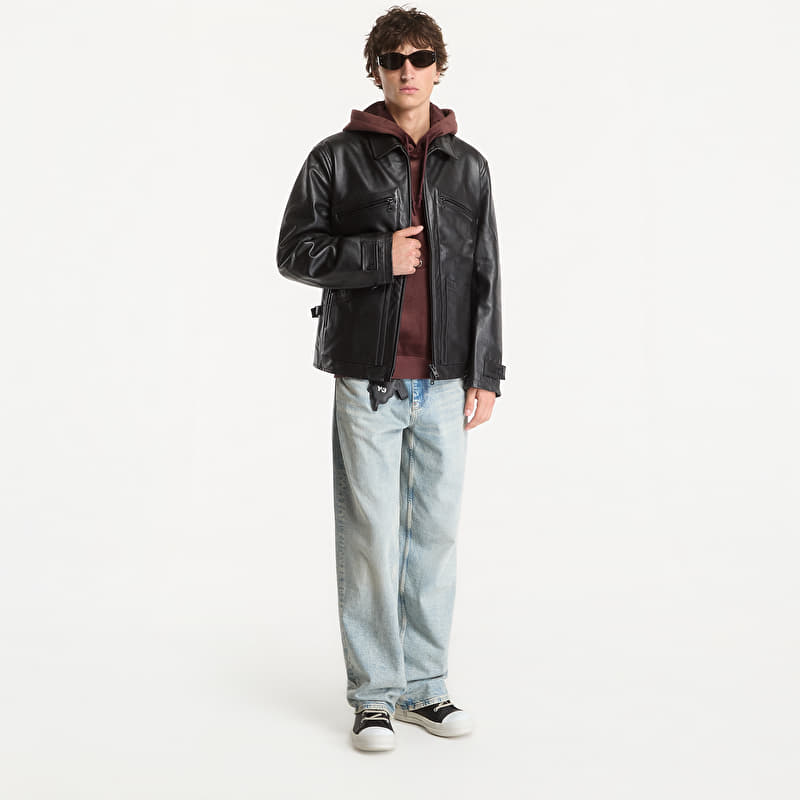 Куртка Y-3 Leather Blouson Black