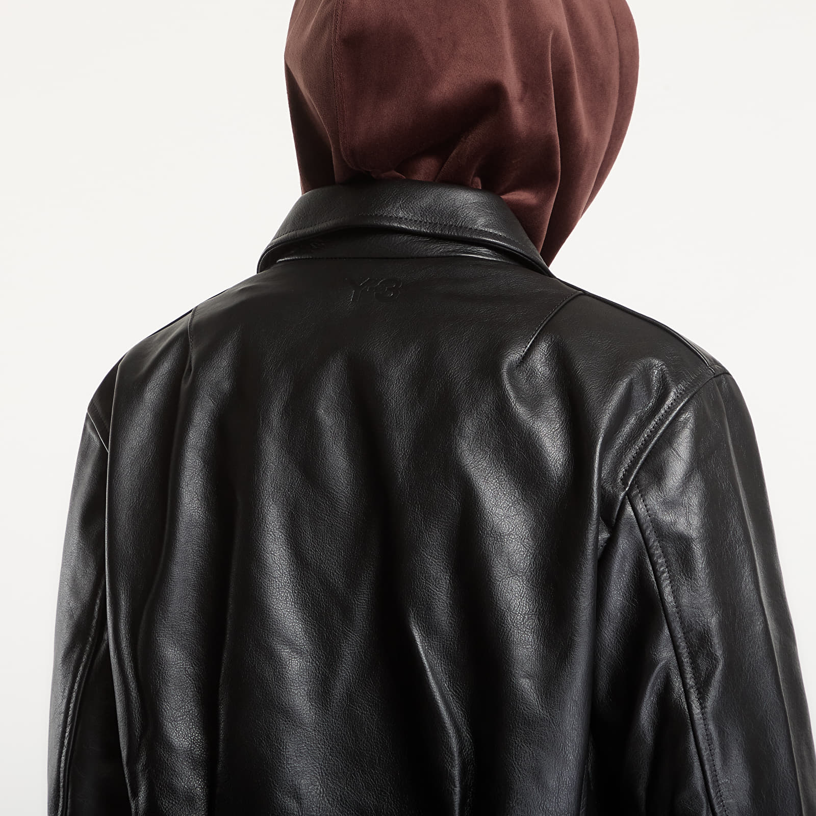 Jacken Y-3 Leather Blouson Black