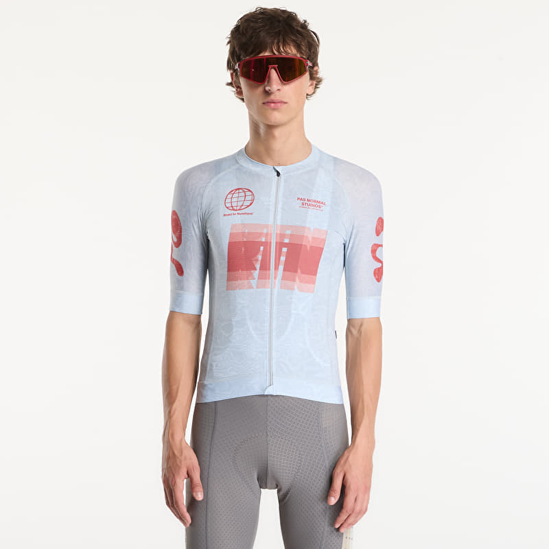 Dres Pas Normal Studios Mechanism Logo Jersey AOP RTN Light Aqua