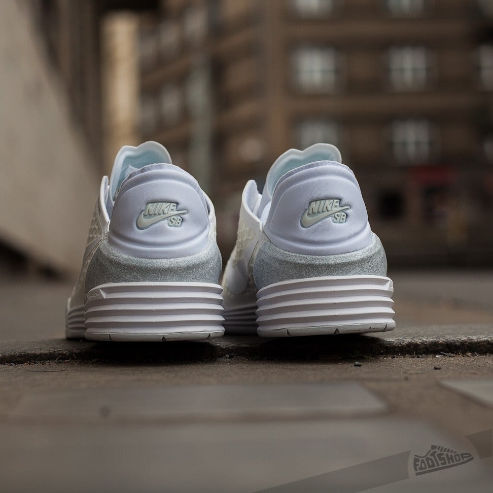 Zapatillas Hombre Nike Paul Rodriguez 8 White/White-Pure Platinum