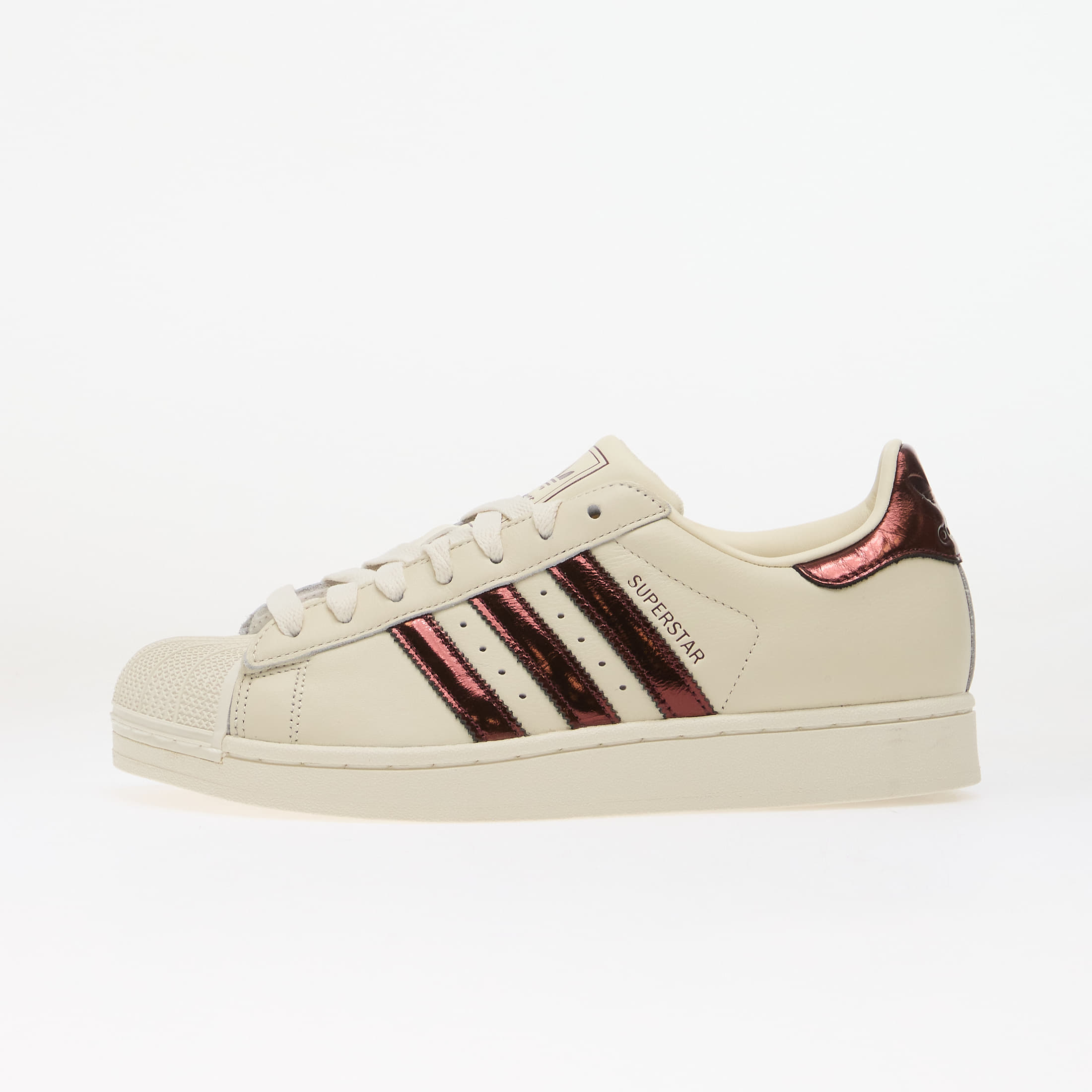 Sneakers adidas Superstar II Off White/ Maroon/ Gold Met. UK 3.5
