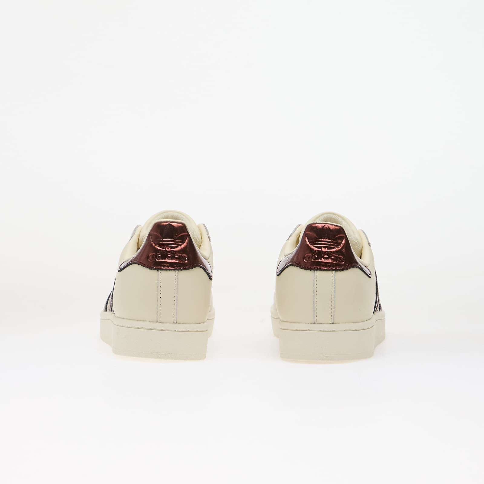 Scarpe donna adidas Superstar II Off White/ Maroon/ Gold Met.