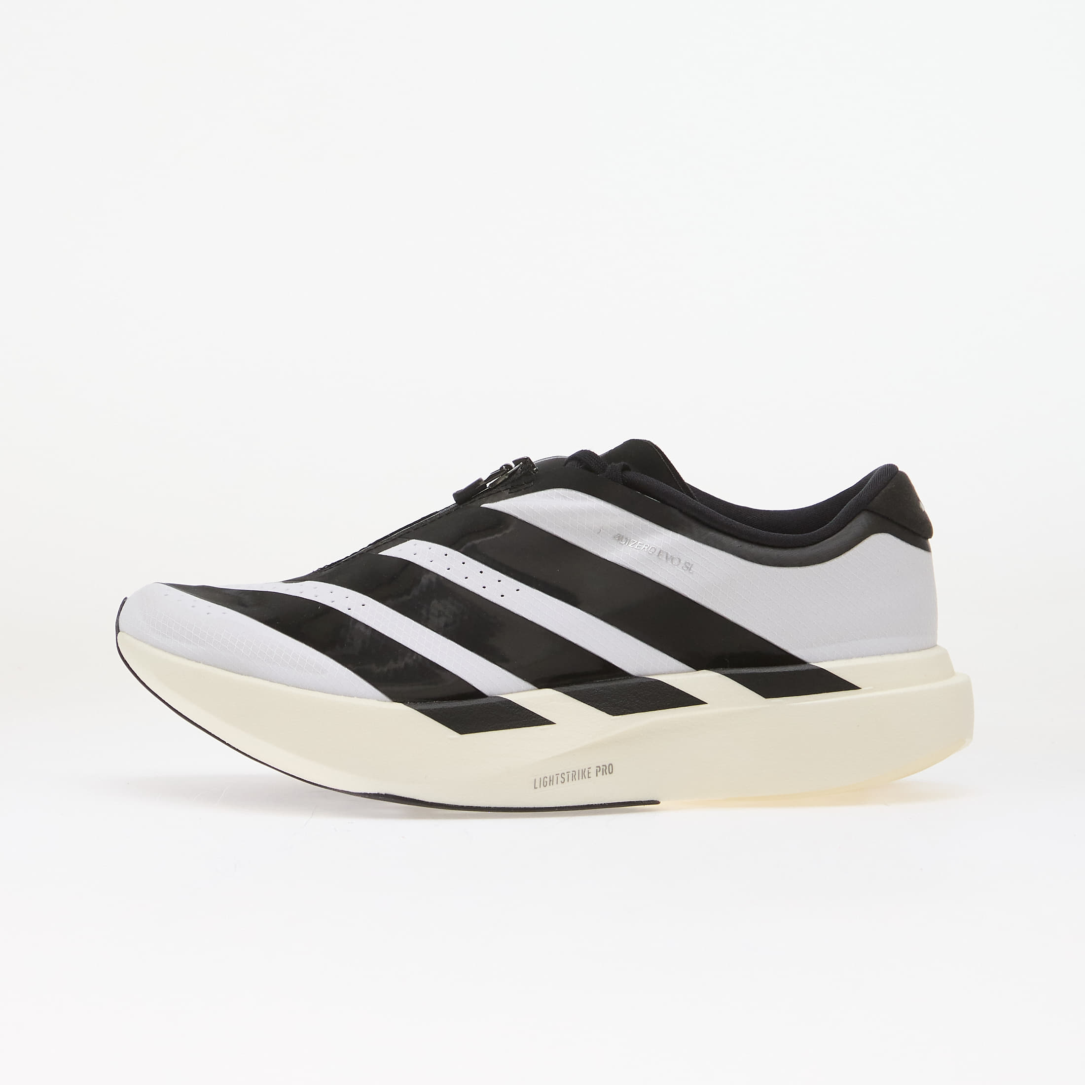 Sneakers adidas ADIZERO EVO SL Zip LIGHTSTRIKEPRO Running Ftwr White/ Core Black/ Silver Met. UK 4.5