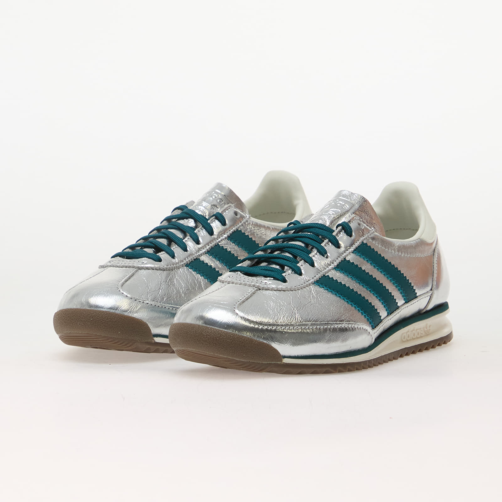 Chaussures et baskets femme adidas SL 72 OG Silver Met./ Rich Green/ Off White