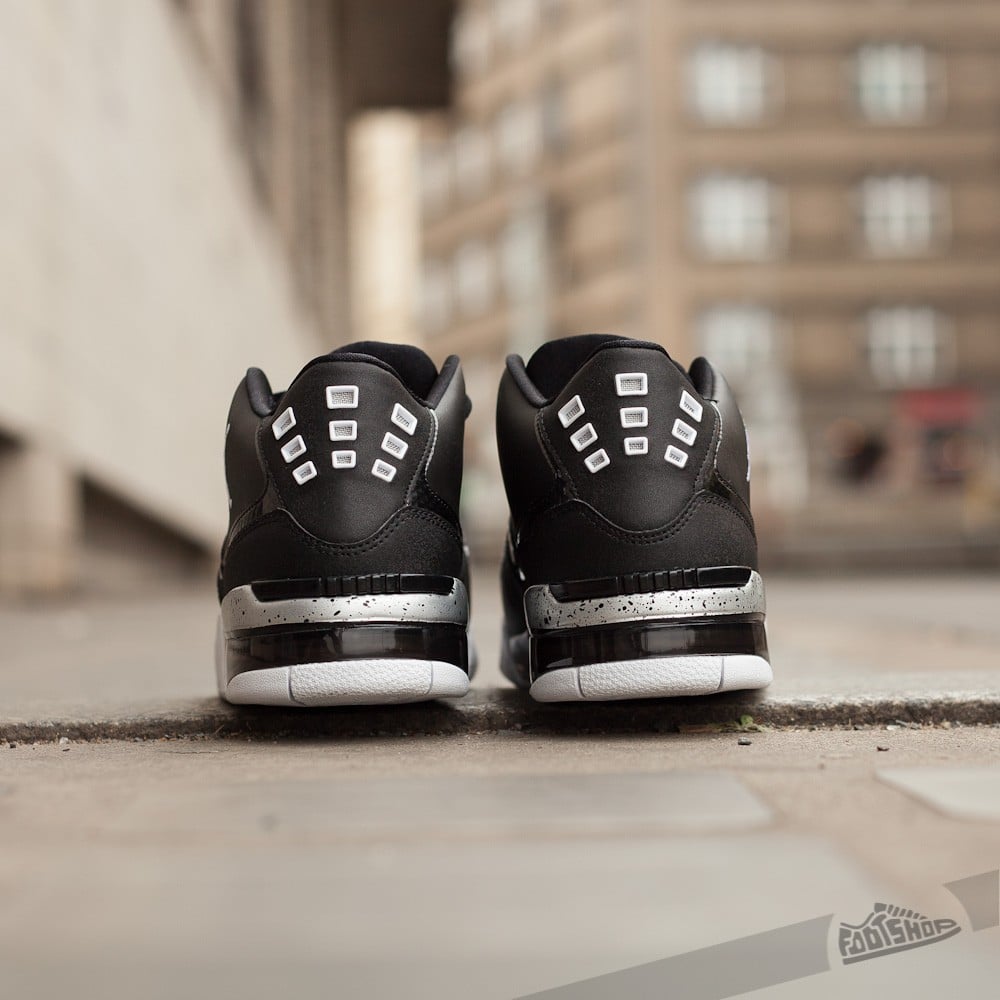 Men's shoes Jordan Flight 23 Black/White-Mettalic Silver
