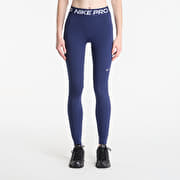 Nike Pro Women's Mid-Rise Full-Length Leggings Midnight Navy/ White