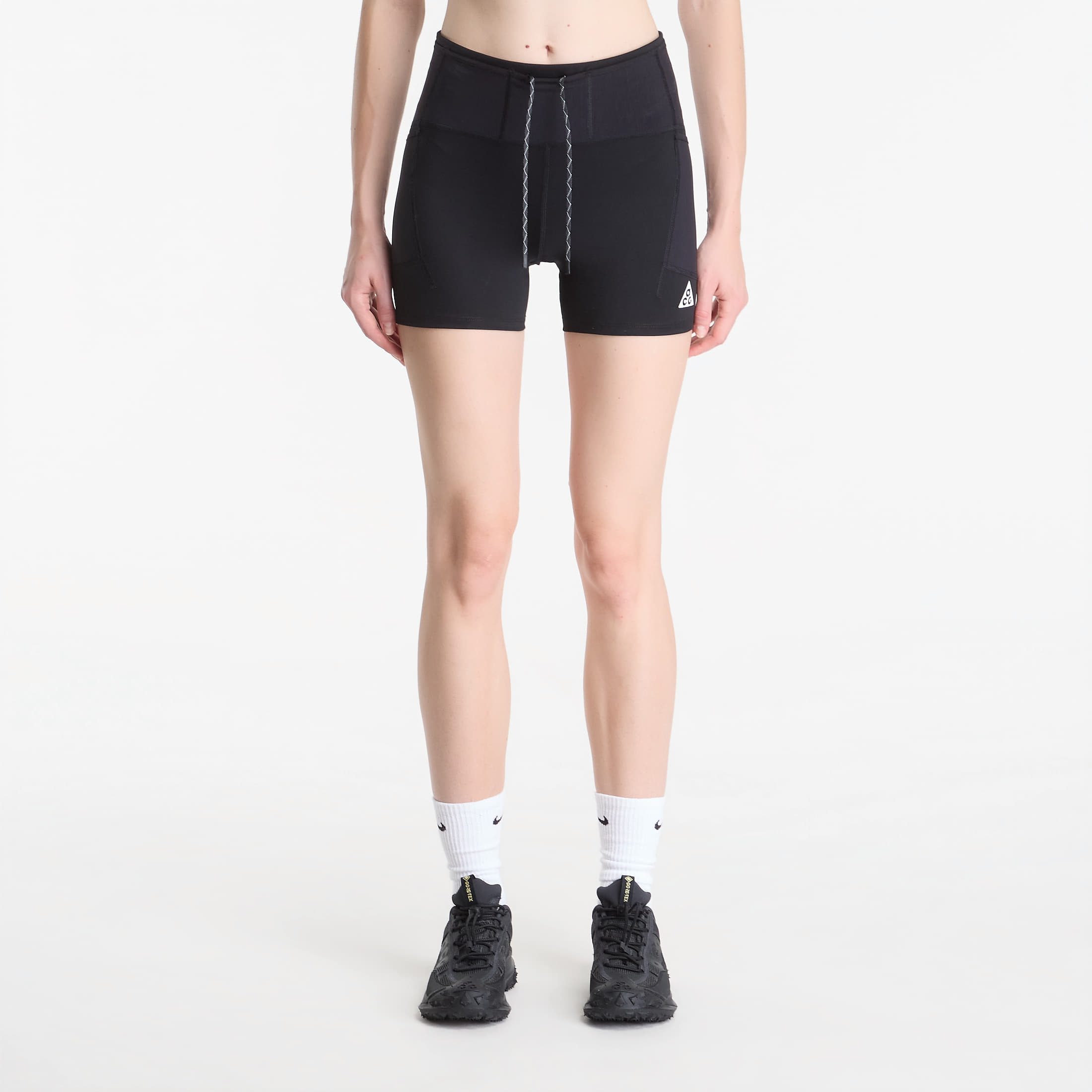 Pantaloni scurți Nike ACG Womens Dri-FIT High-Waisted 4 Trail Running Shorts Black/ Summit White S