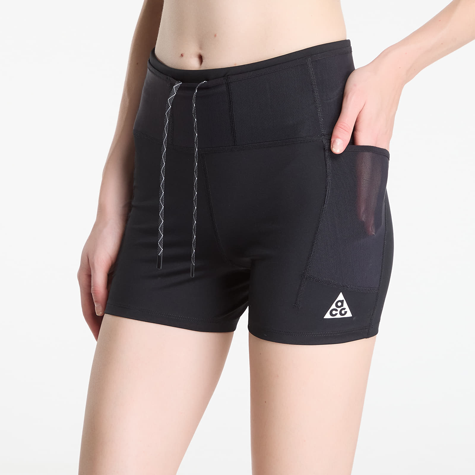 Shortsit Nike ACG Women's Dri-FIT High-Waisted 4" Trail Running Shorts Black/ Summit White